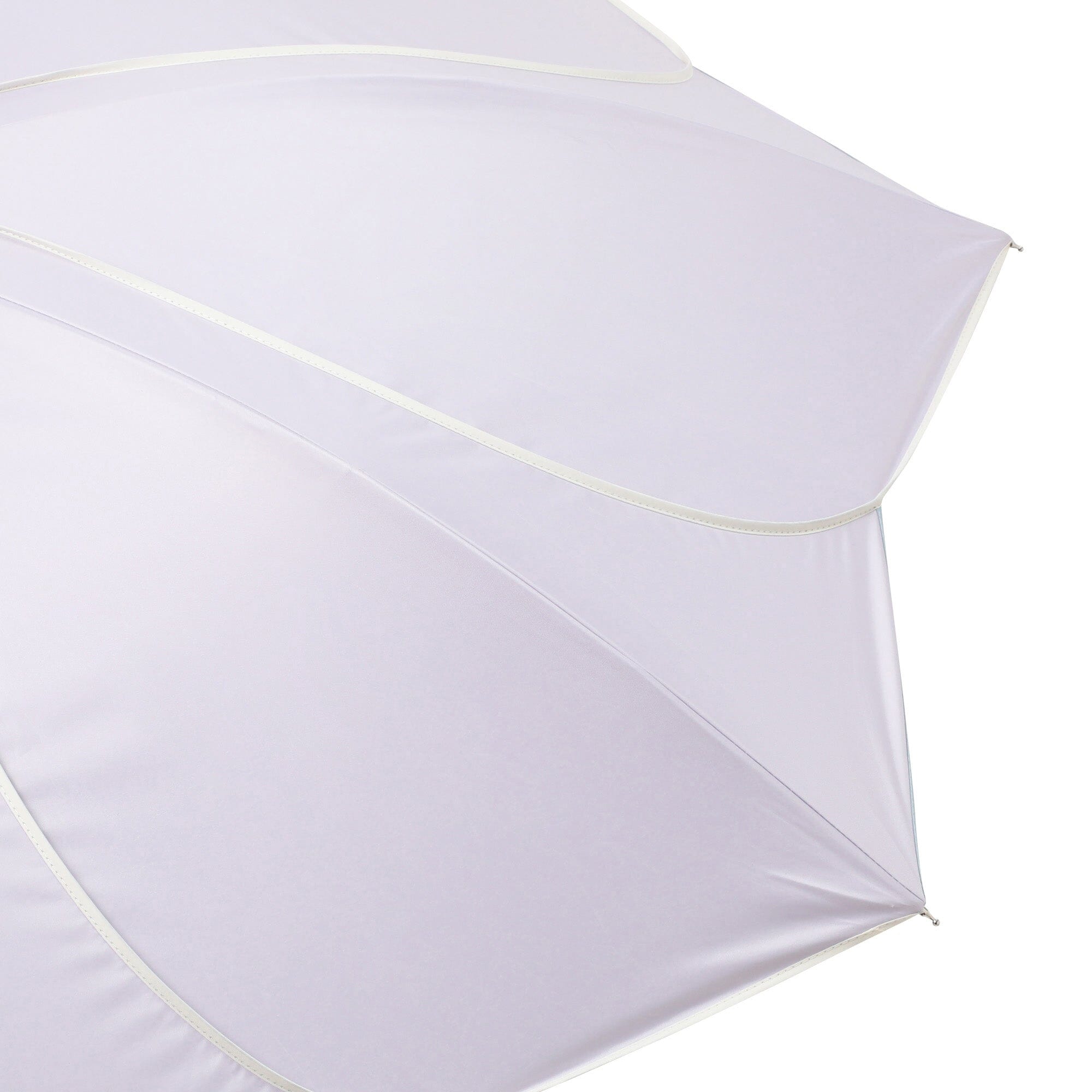 Bicolor Piping Long Umbrella 58cm Purple - UV Protection & Waterproof - Perfect for Sunny and Rainy Days - Ideal for Outdoor Activities, Commuting, and Travel