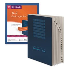 3 Pack Expandable File Folder Organizer - Letter Size, A-Z Index Tabs, Pressboard, Navy Blue - Perfect for Office, School & Home Document Storage