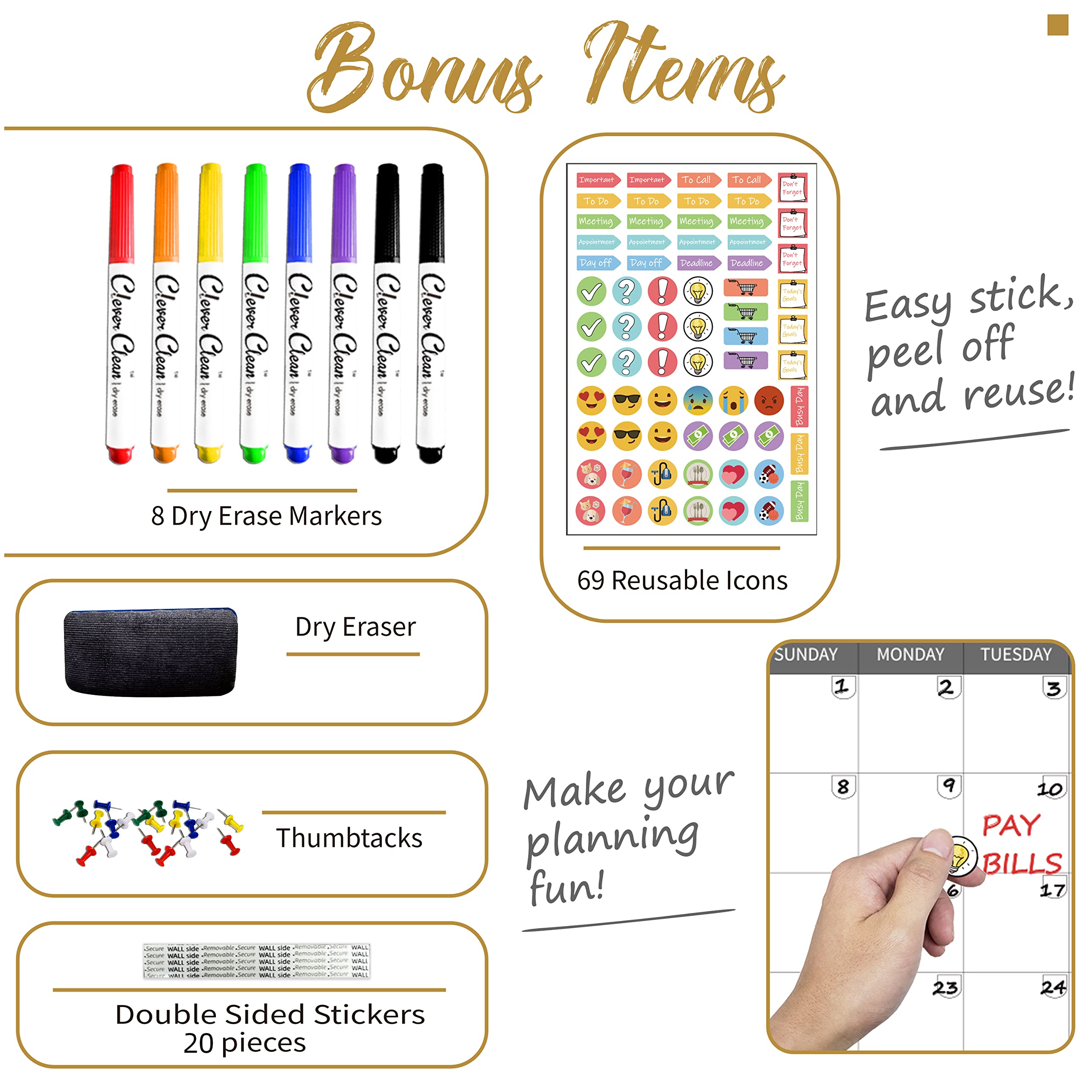 Large 5ft x 4ft Dry Erase Wall Calendar 2025 - Undated Jumbo Laminated Planner for Home Office & School Projects | Whiteboard Task Organizer | Perfect for Scheduling, Project Management & Family Organization