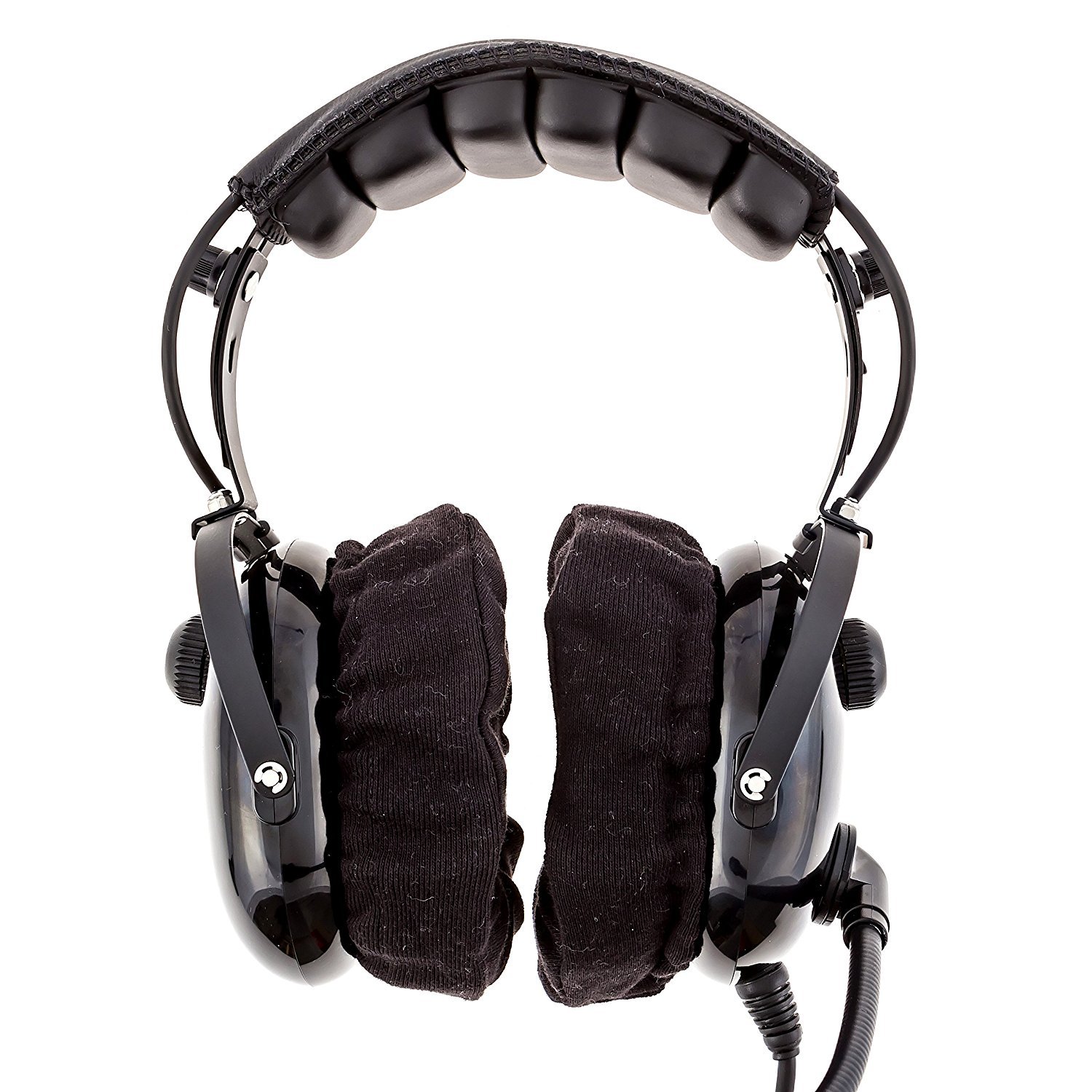 6-Pack Pilot Aviation Headset Cloth Ear Covers - Soft & Comfortable for Long Flights, Noise Reduction, Perfect for Professional Pilots and Aviation Enthusiasts