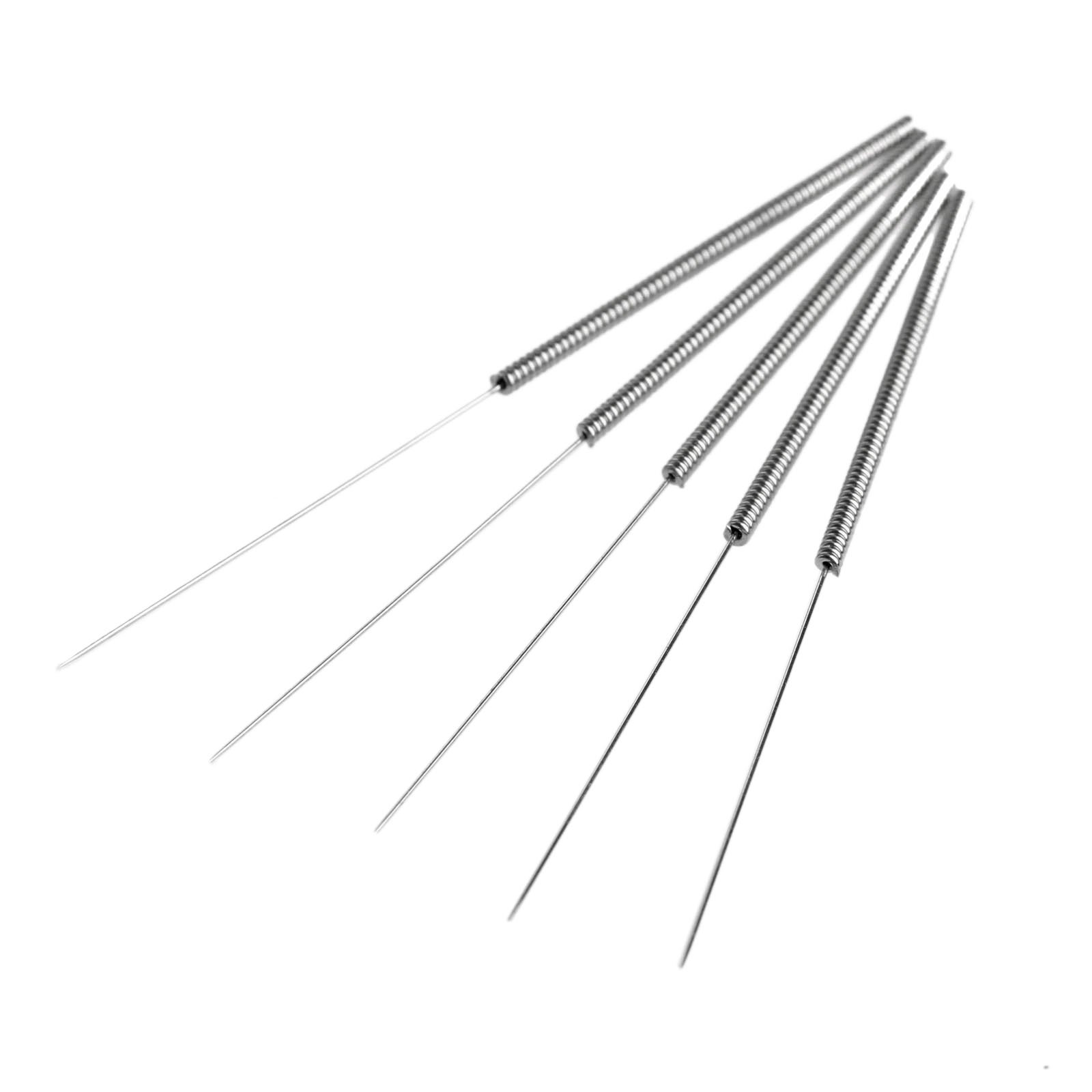 5-Pack 0.25mm Needle Drill Bits - MUXSAM 3D Printer Nozzle Cleaning Kit - Stainless Steel Nozzle Cleaning Tool Kit for 3D Printer Extruder - Perfect for Clog Removal & Maintenance of Creality, Ender, Prusa Printers