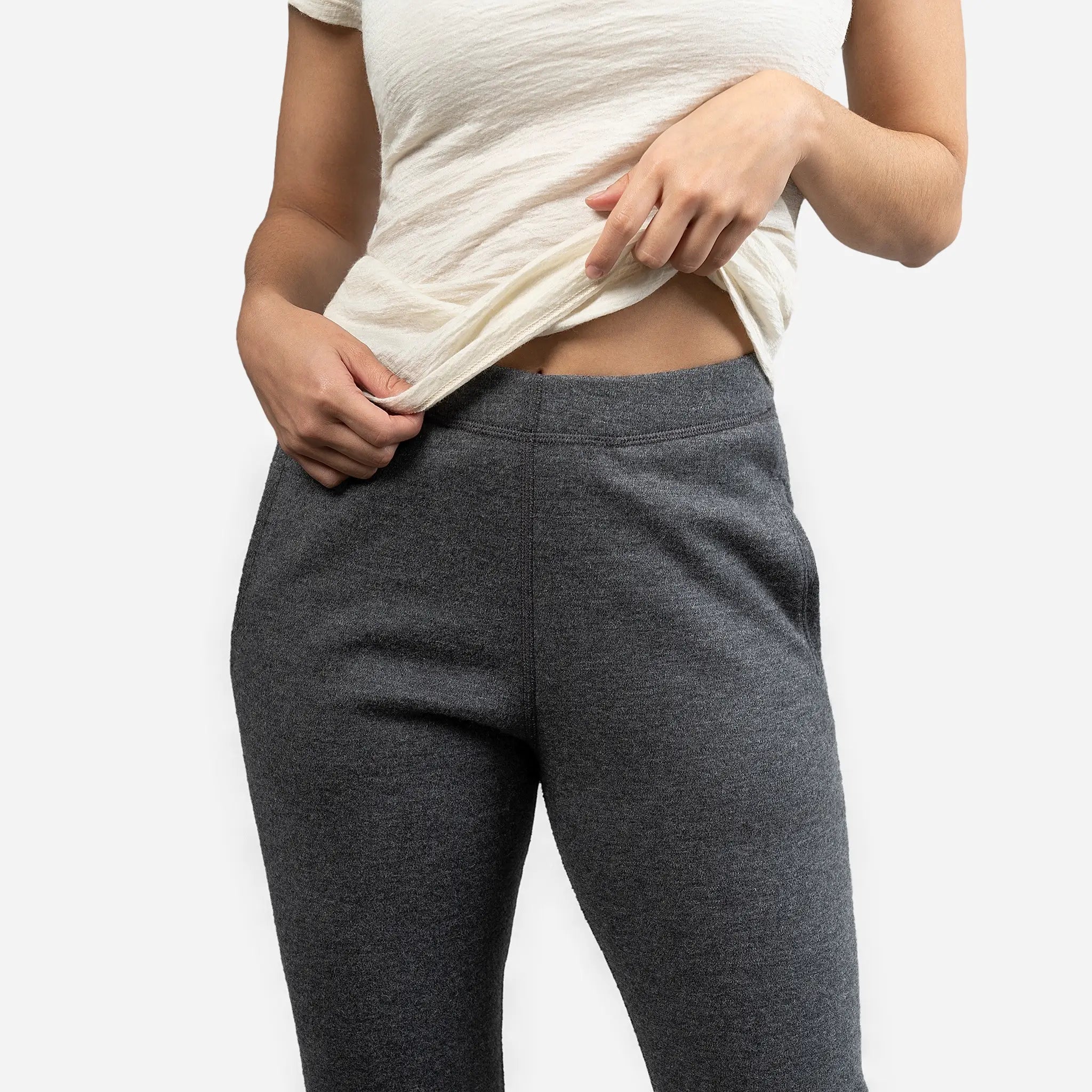 Women's Alpaca Wool Sweatpants - 420 Midweight Fleece Joggers for Winter, Soft & Warm Lounge Pants for Women, Cozy Casual Wear at Home & Outdoor Activities