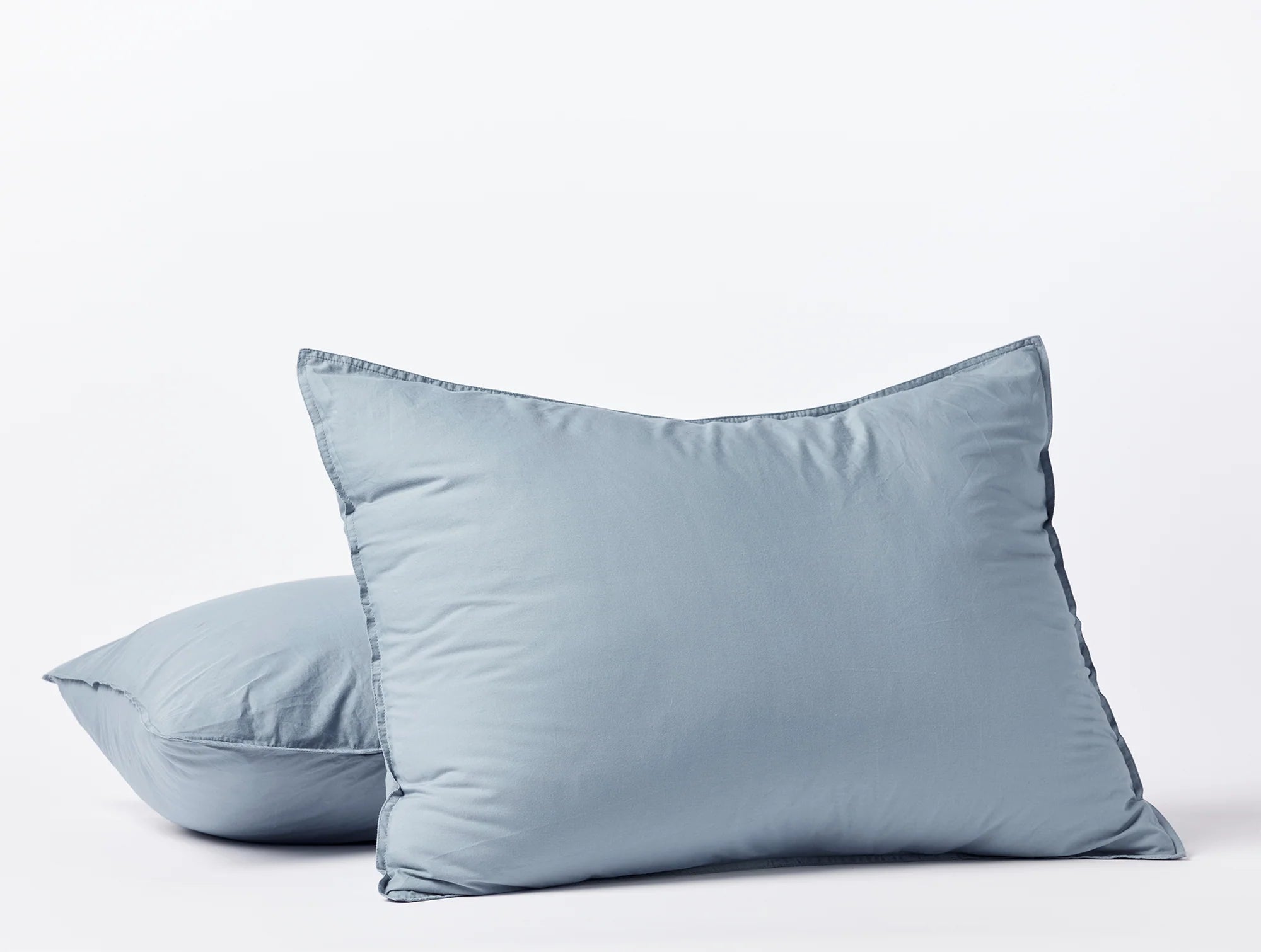 Organic Crinkled Percale Duvet Cover Set - 100% Cotton Breathable Bedding for All Seasons - Perfect for Master Bedroom, Guest Room & Vacation Homes