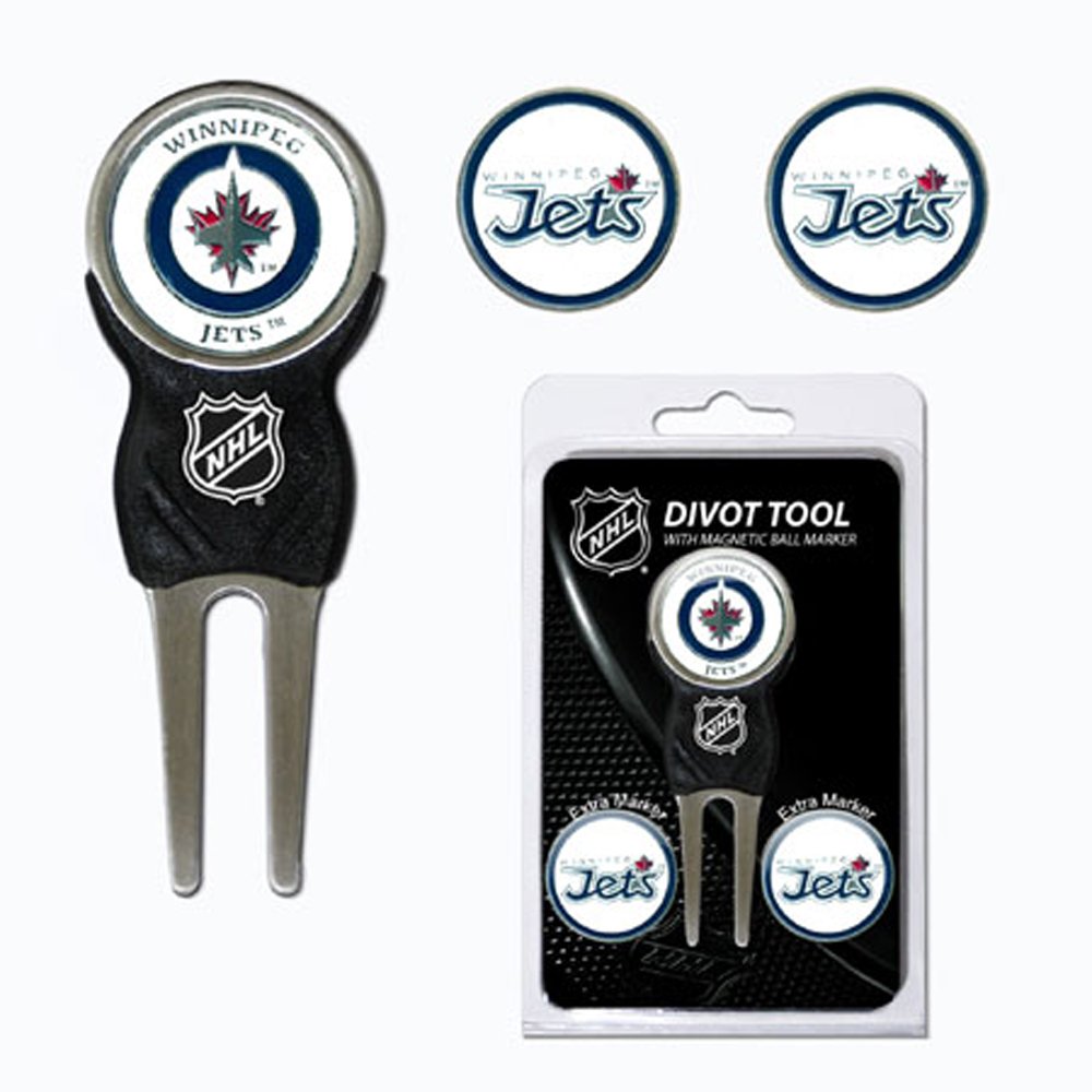 Winnipeg Jets NHL Golf Divot Tool Set with Signature Tool – Perfect for Golfers & Hockey Fans | Great Gift for Sports Enthusiasts
