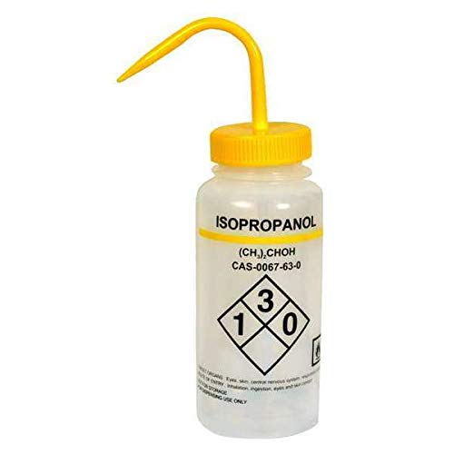 16 oz Translucent Wash Bottles (6 Pack) - Vented for Easy Use - Ideal for Labs, Cleaning & DIY Projects
