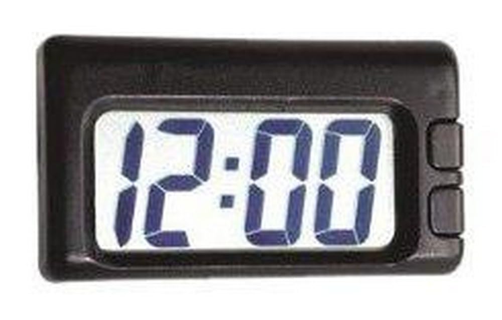 Custom Large Readout Digital Clock with Clear Display - Easy to Read Oversized Numbers for Home, Office, Bedroom, Kitchen, and Elderly Use - Black (Model CU073360)