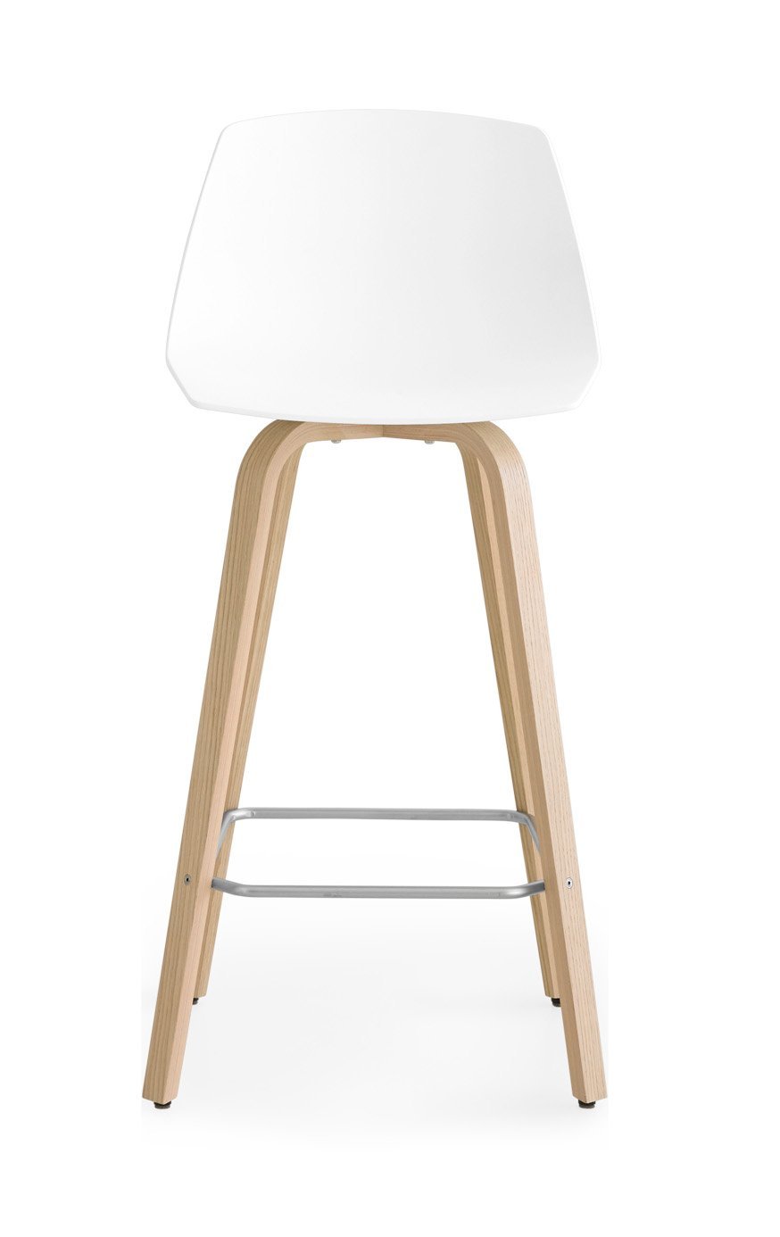 Miunn S105 Stool by Lapalma - Modern Wooden Bar Stool for Kitchen Island, Dining Room & Home Decor - Ergonomic Design for Comfortable Seating