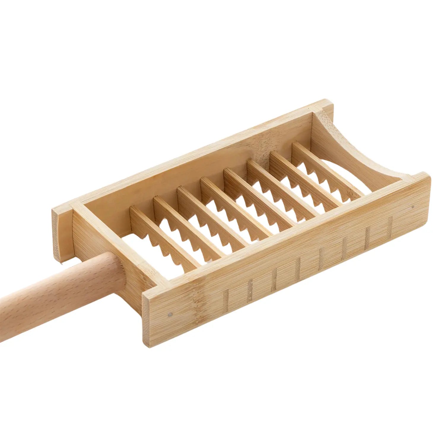 Premium Manyo Bamboo Oni Oroshi Grater Square - Authentic Japanese Ginger & Wasabi Grater for Sushi, Sashimi & Asian Cuisine - Durable & Eco-Friendly Kitchen Tool
