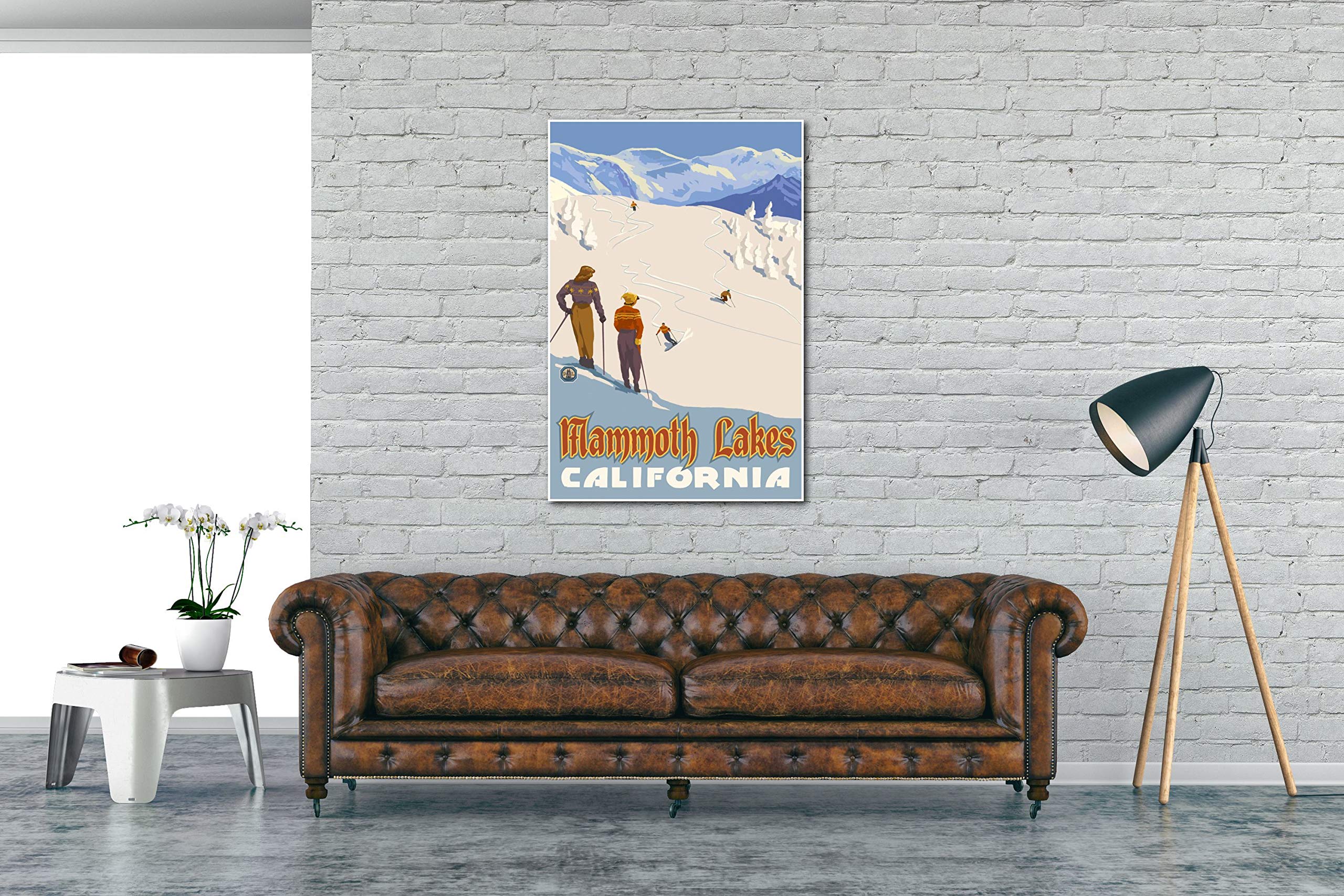 Paul A. Lanquist Mammoth Lakes California Giclee Art Print - 30x45 Inch Premium Travel Poster - Perfect for Home, Office & Cabin Decor