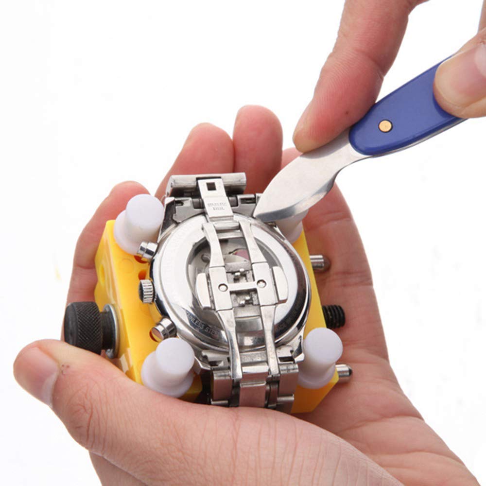 Professional Watch Repair Tool Kit - Small Plastic Watch Case Holder, Watch Movement Seat & Clip for Watchmakers - Perfect for Watch Repair, Maintenance & DIY Projects at Home or Workshop