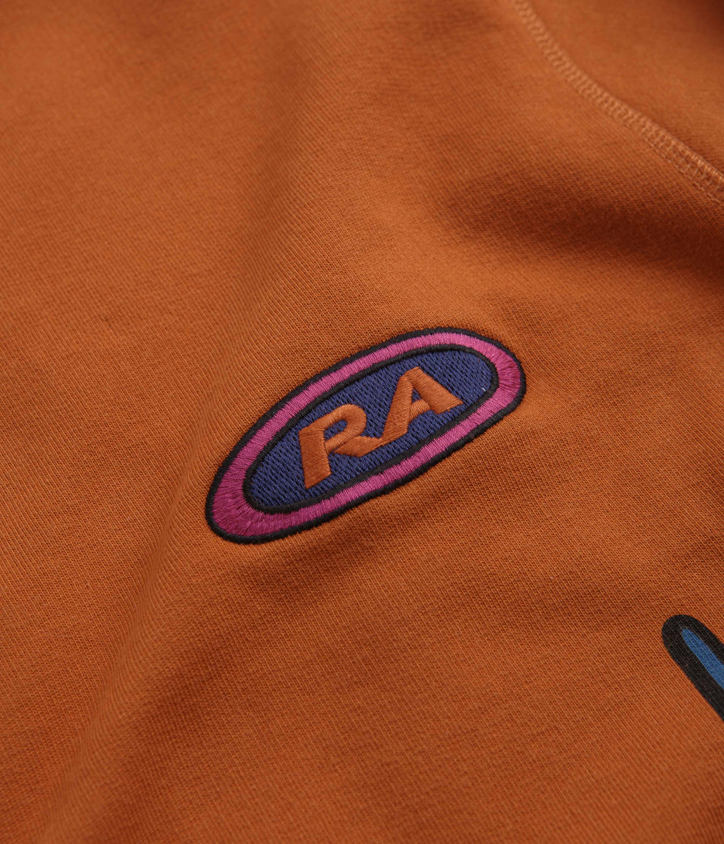 Parra Early Grab Crewneck Sweatshirt - Sienna Orange | Comfortable Pullover Hoodie for Men & Women | Perfect for Casual Wear, Street Style & Loungewear