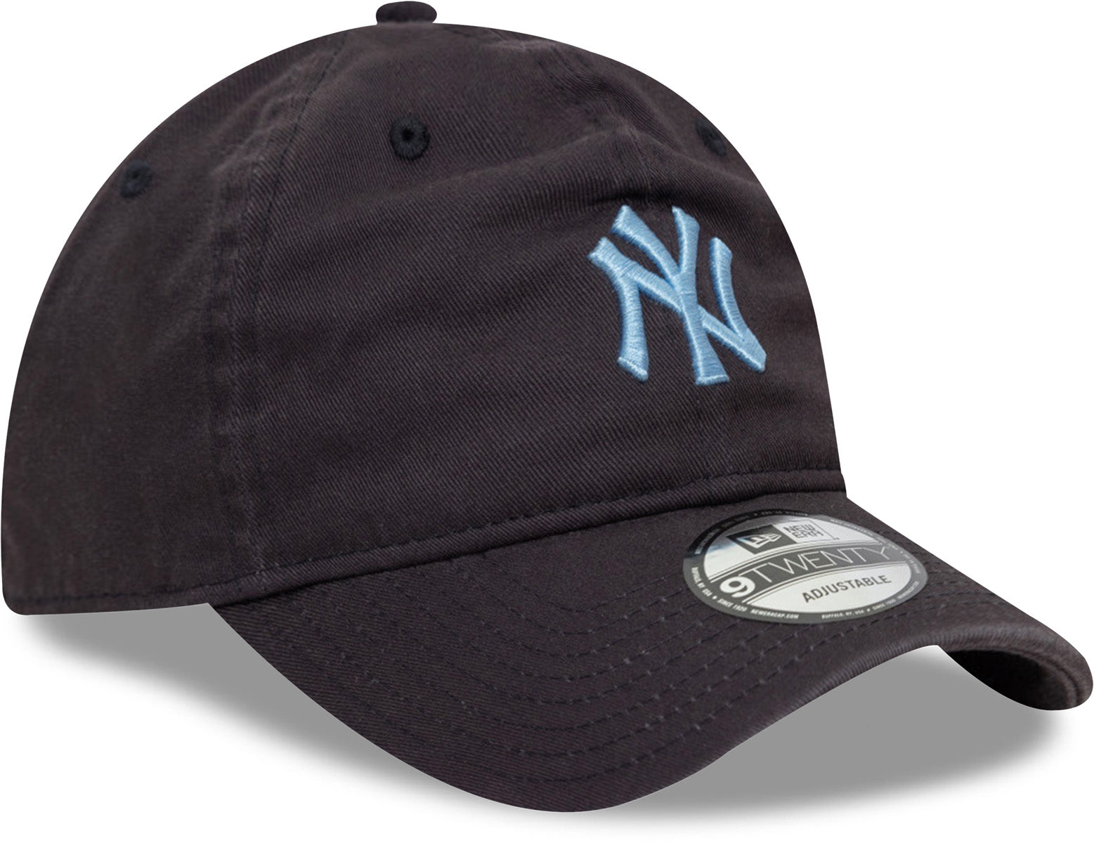 New York Yankees New Era 9Twenty Midi League Essential Navy Baseball Cap for Men & Women - Adjustable Snapback Hat for Baseball Fans, Streetwear Fashion & Outdoor Activities