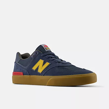 New Balance Numeric 574 Vulc Skate Shoes for Men - Petrol/Gum Color - Lightweight & Durable for Street Skating & Casual Wear