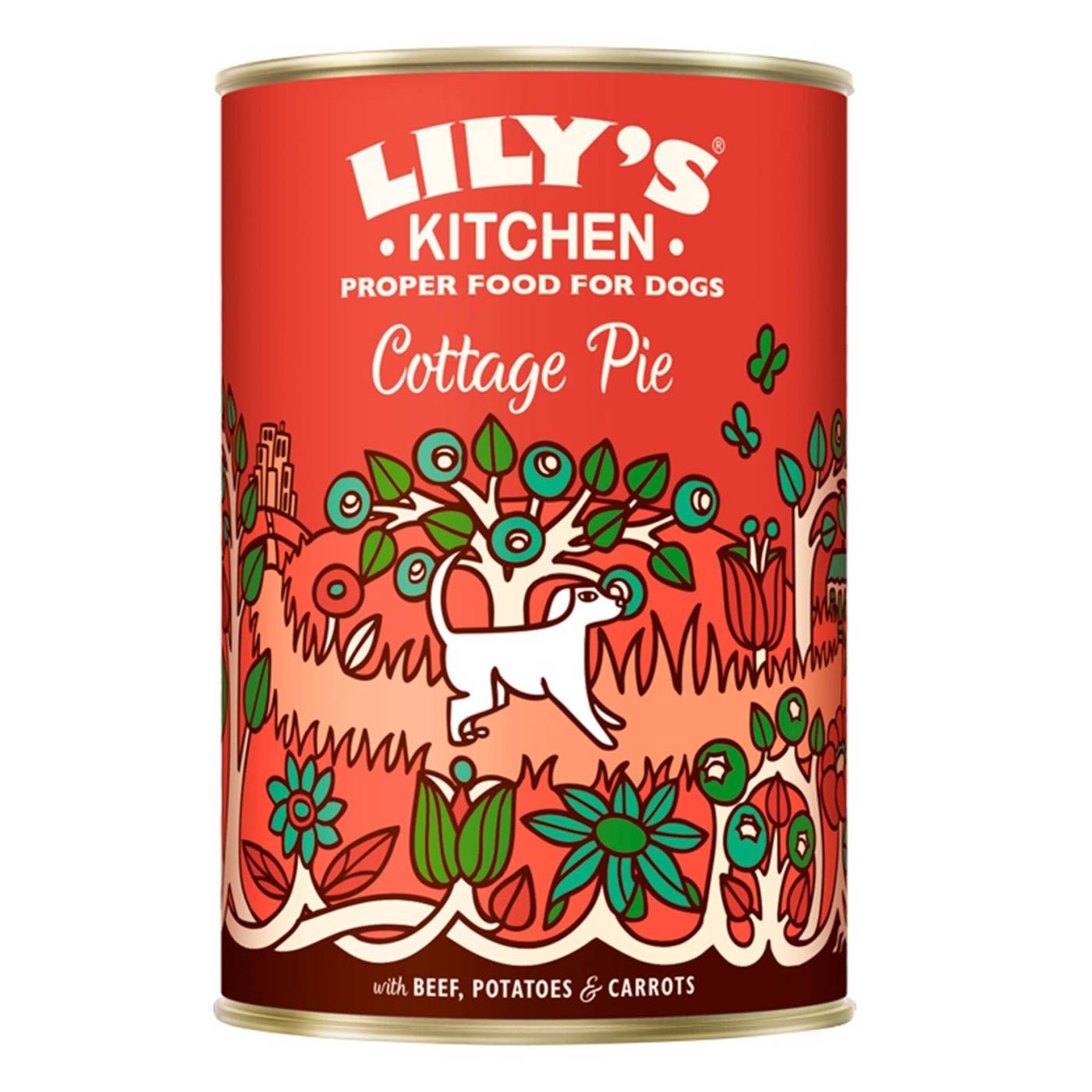 Lily's Kitchen Natural Grain-Free Cottage Pie Wet Dog Food (6-Pack) – Premium Canned Dog Food for Adult Dogs, Perfect for Mealtime & Special Occasions
