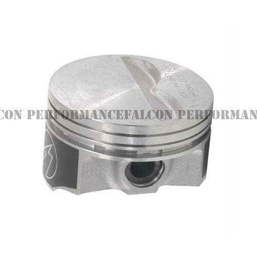 Chevy 350/383 Forged Flat Top 2VR Pistons with MOLY Rings - Compatible with 5.7 Rod +.040 - High Performance Engine Upgrade for Racing & Street Use
