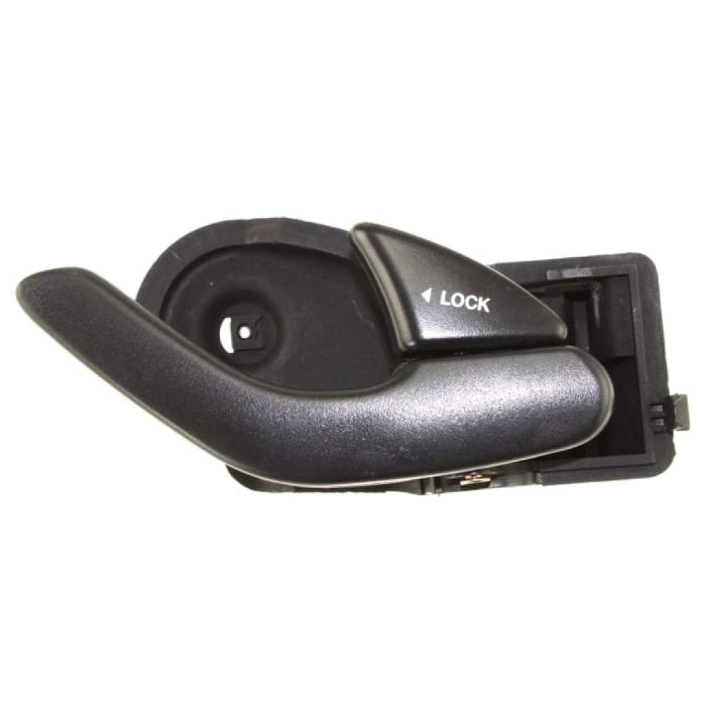 Replacement Textured Black Interior Door Handle for Ford Escape 2001-2007 - Front/Rear Passenger Side with Lock Button | Fits All Submodels | Perfect for Car Repair & Door Lock Replacement