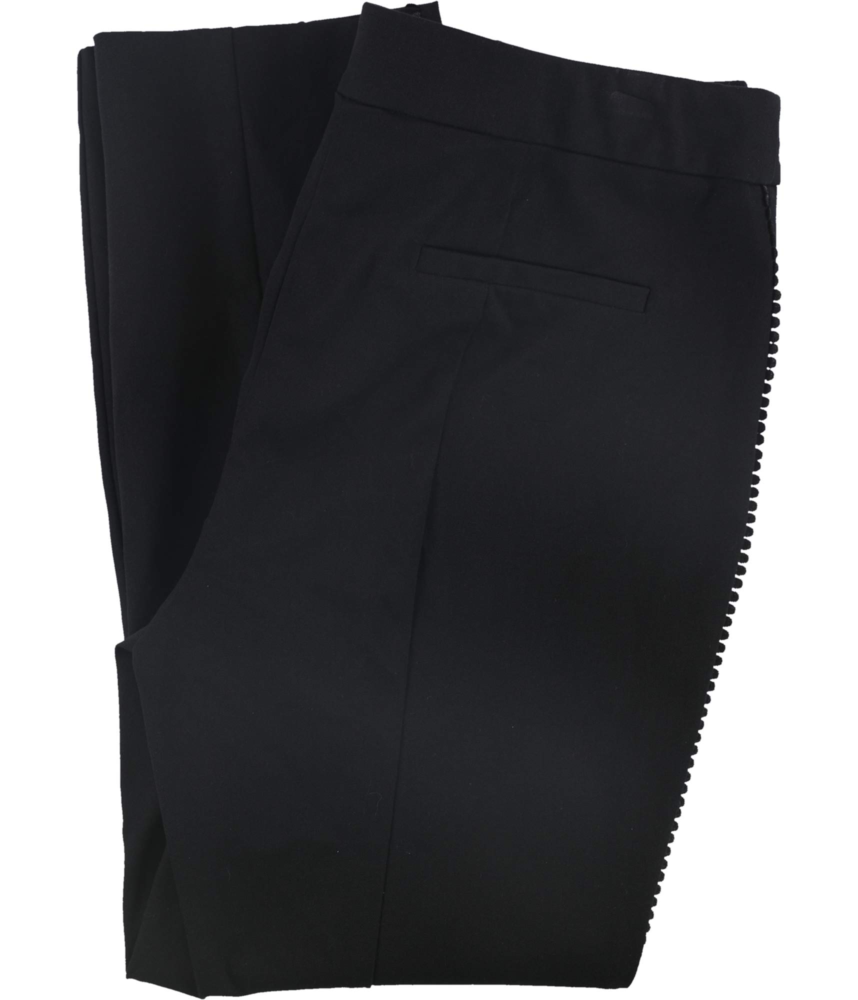 Alfani Women's Crochet-Trim Casual Cropped Pants - Black Size 4 | Comfortable Summer Boho Style Pants for Beach, Vacation & Everyday Wear