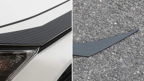 Carbon Fiber Front Hood Grille Lip Cover Trim for Toyota Rush 2018-2020 - Upgrade Your Car's Style & Protection | Perfect for Off-Road Adventures & Custom Car Shows