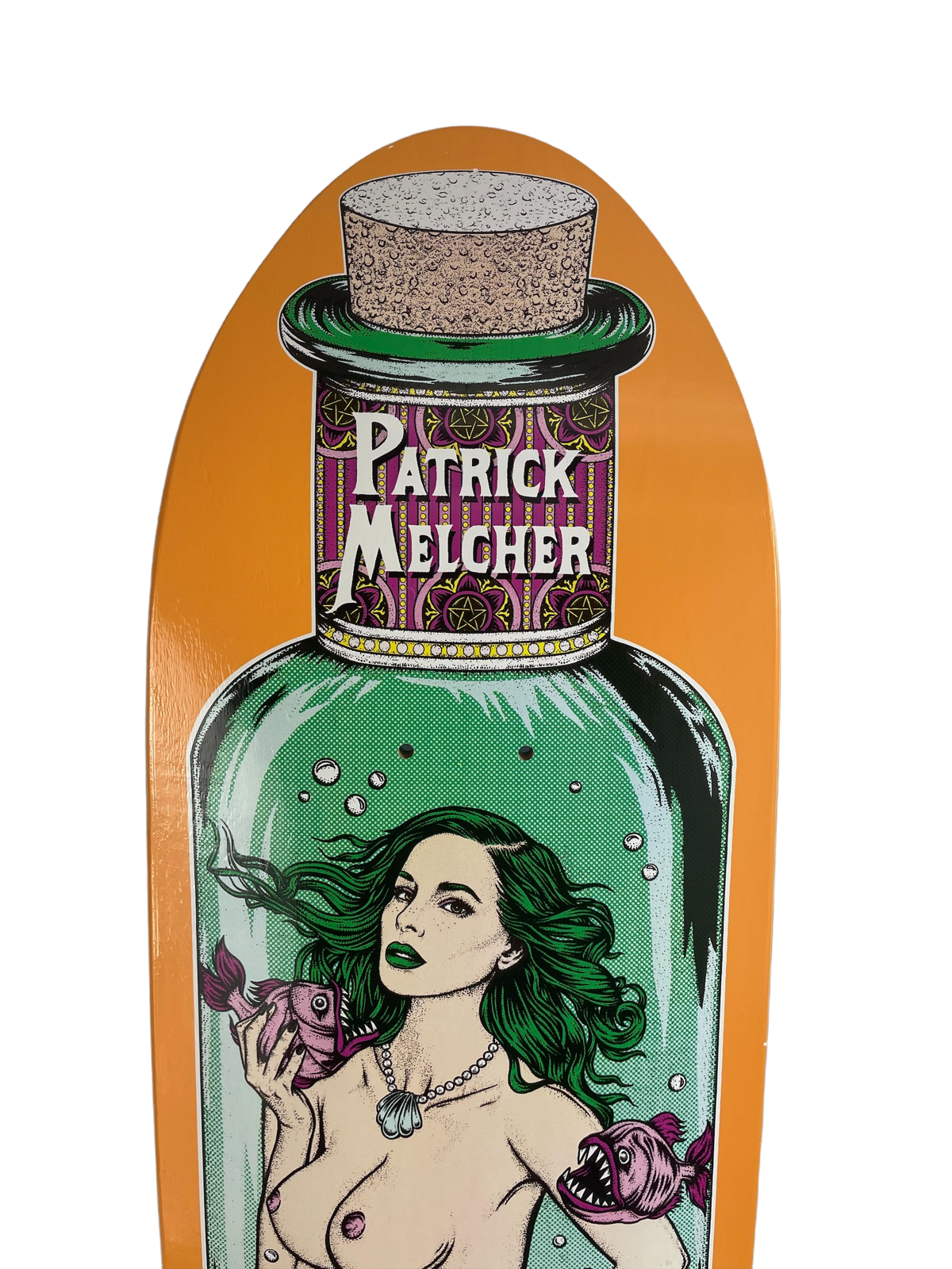 Melcher Mermaid Pro Deck - Death Skateboards POOL Shape 9