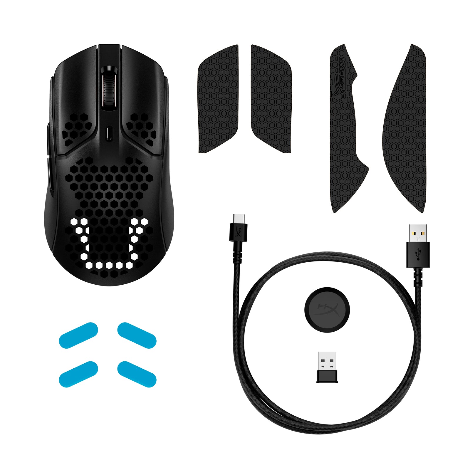 HyperX Pulsefire Haste Wireless Gaming Mouse - Lightweight Ergonomic Design, 100 Hour Battery Life - Perfect for FPS, MOBA & Esports Gaming