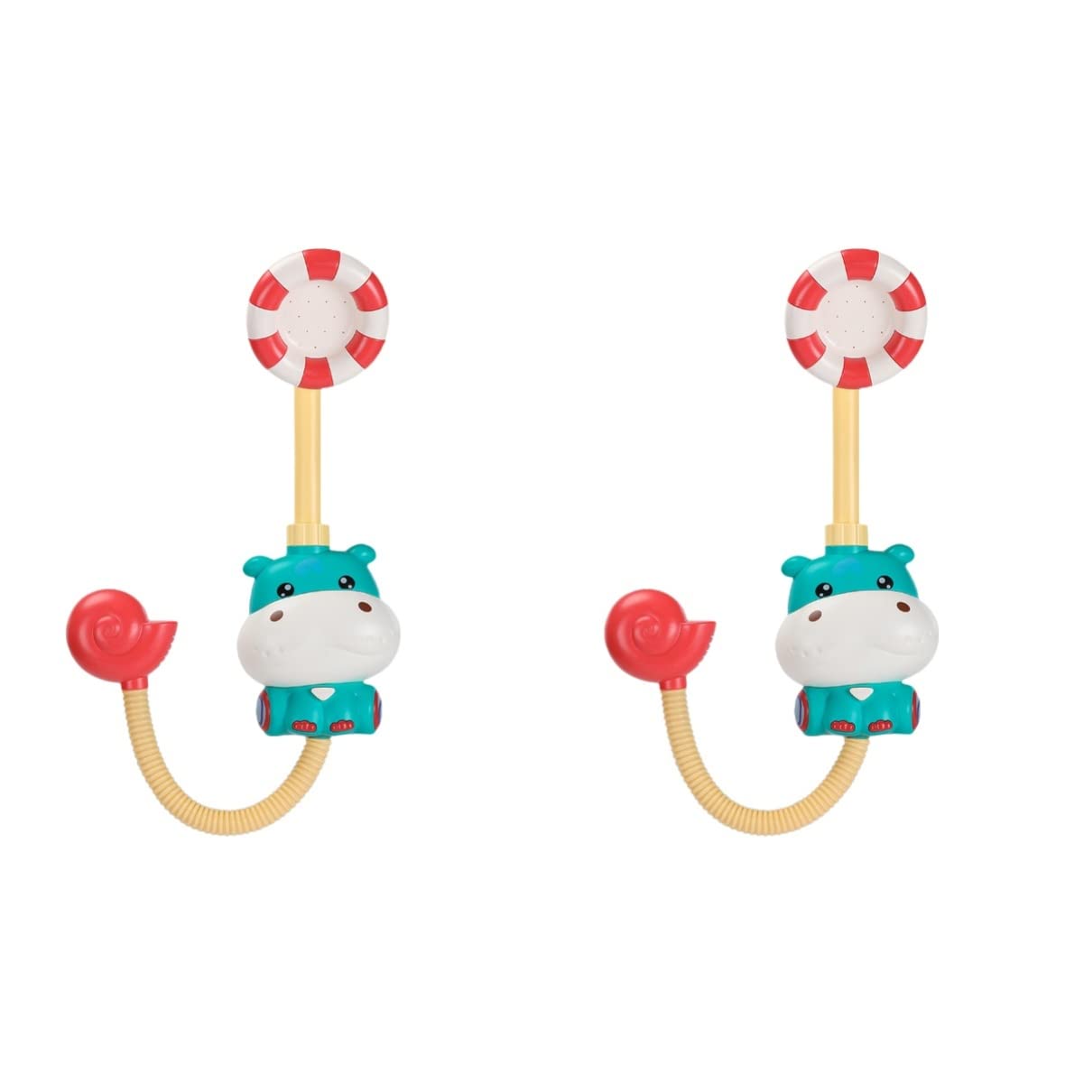 **iFundoM 2-Pack Green Plastic Bath Toys for Toddlers & Kids - Fun Shower & Bathtime Play Set for Indoor Water Play & Sensory Development**