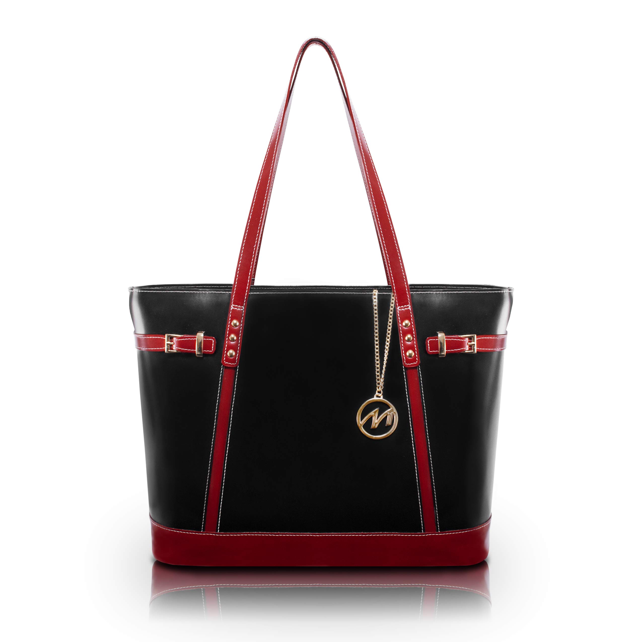 McKlein Serafina Genuine Leather Women's Tote Bag with Tablet Pocket - Stylish Work Bag for Office, Commute & Travel