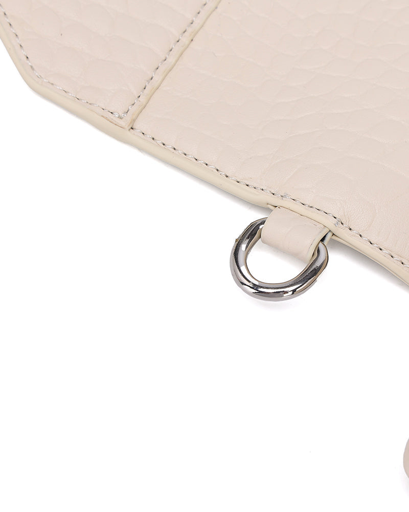 Blast Off Sling Bag - Cream White Crossbody Bag for Men & Women | Perfect for Travel, Hiking, and Everyday Use