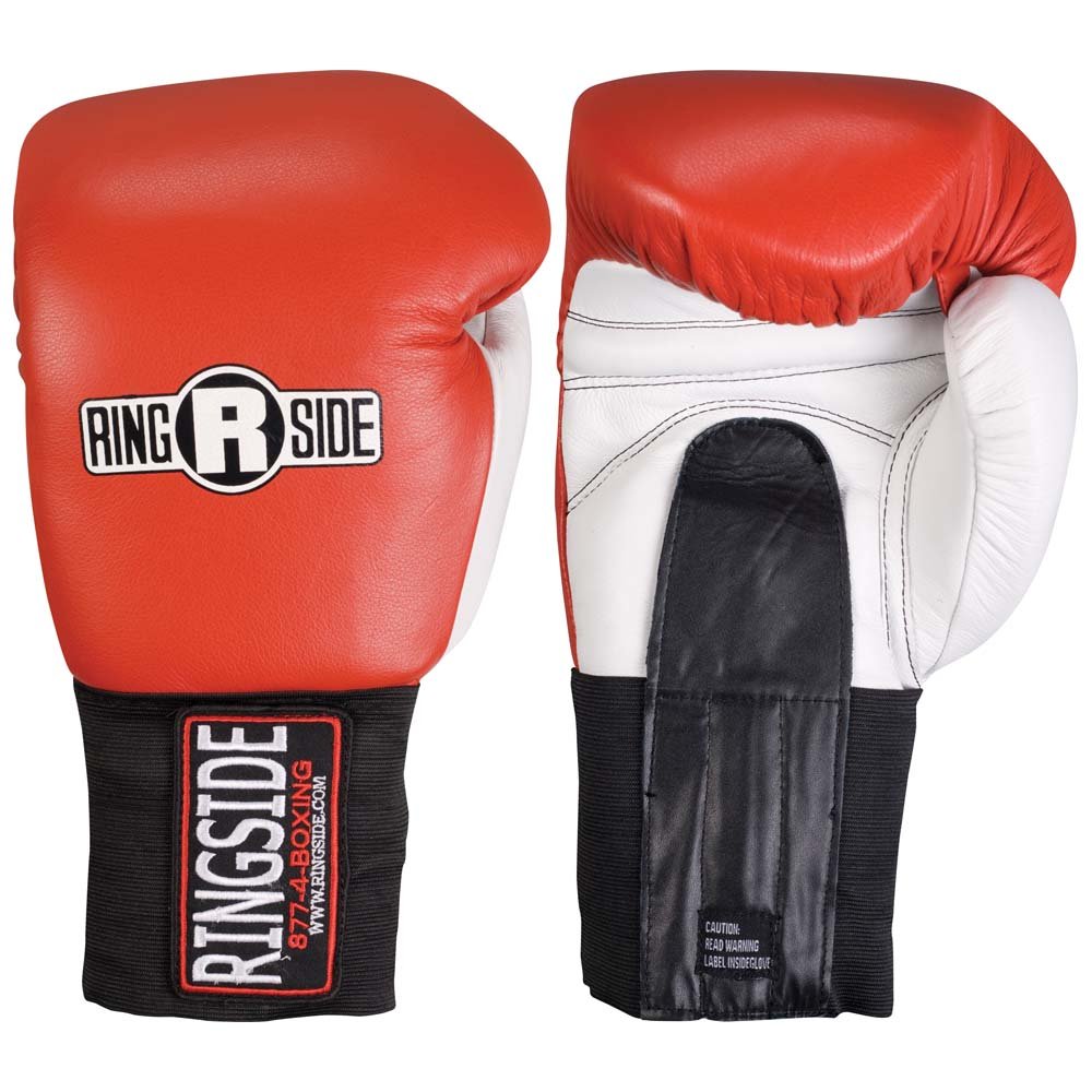 Ringside Heavy Hitter Sparring Boxing Gloves for Men - Premium Red Large Training Gloves for MMA, Muay Thai & Kickboxing | Ideal for Gym Workouts, Bag Training & Sparring Sessions