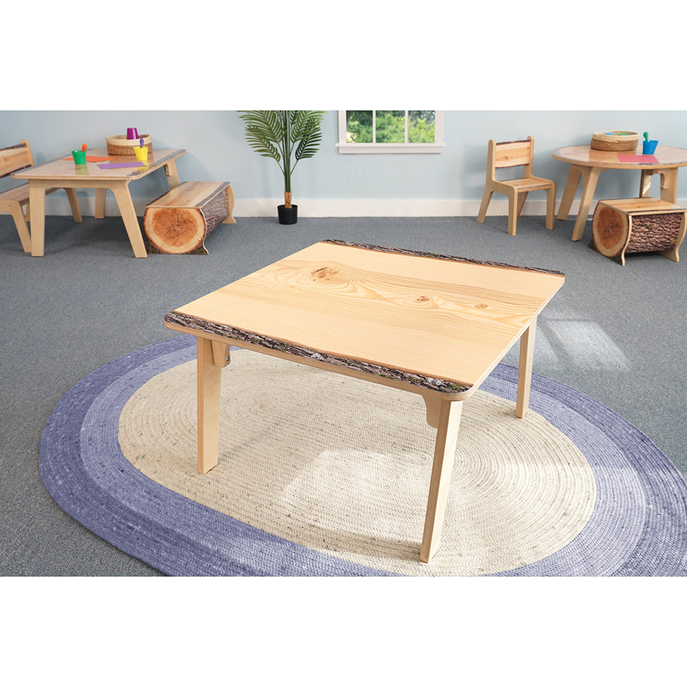Live Edge Square Coffee Table 20
