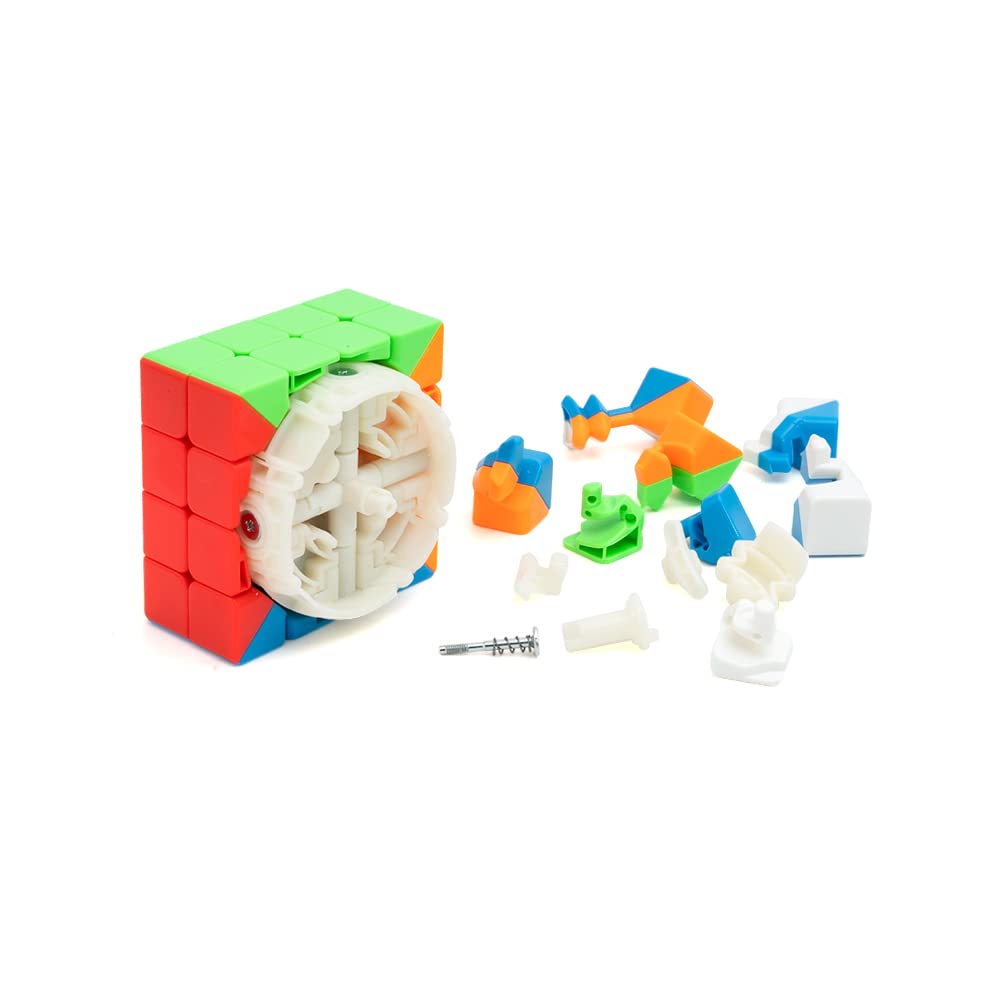 Cubelelo Twist 4x4 Speed Cube - Stickerless Magic Puzzle for Kids & Adults | Smooth Turning Stress Relief & Brain Teaser Game (Multicolor) | Perfect for Office Desk, Classroom & Travel Entertainment