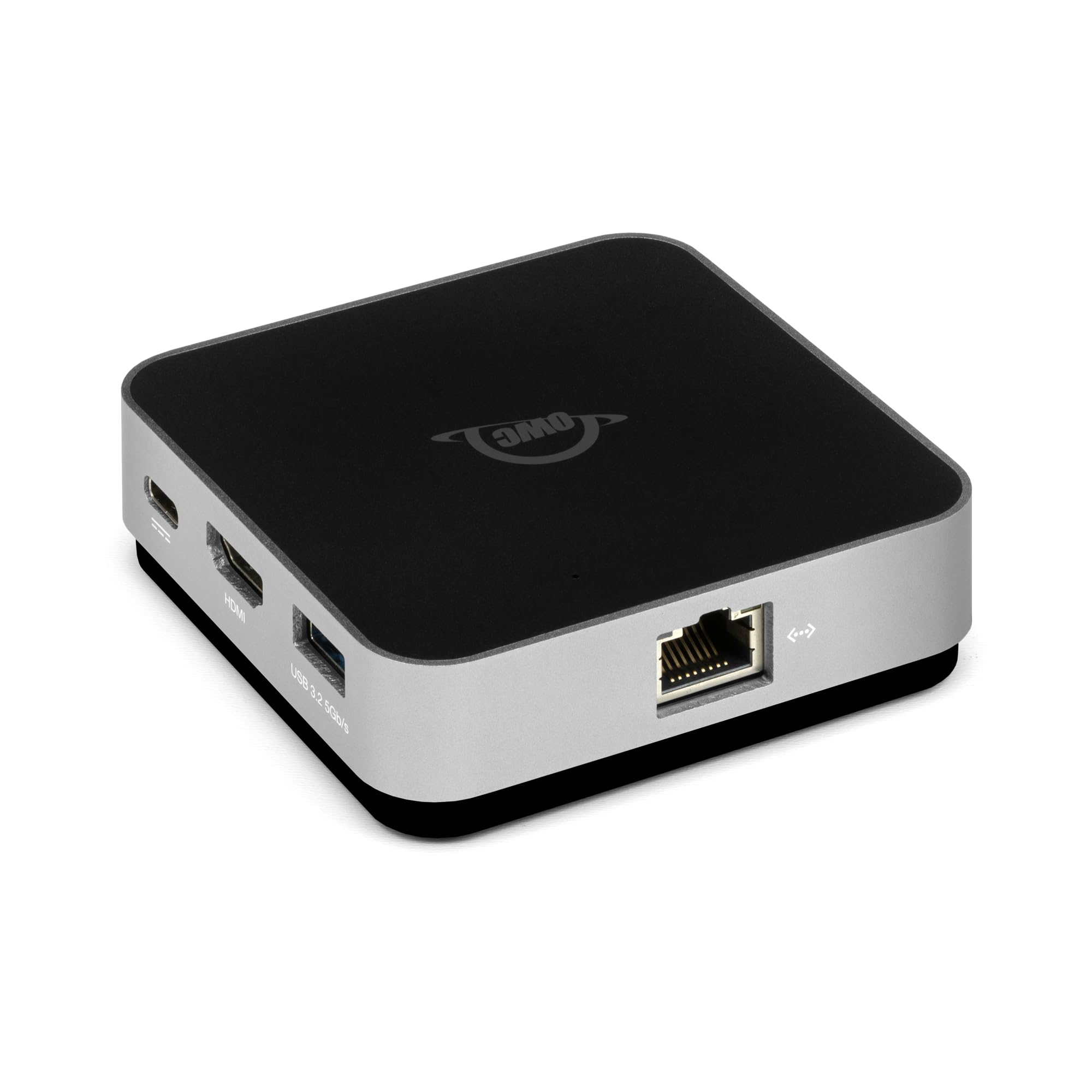 OWC USB-C Travel Dock E - 6-in-1 Portable Hub with 100W Power Delivery, 4K HDMI, USB 3.2, SD Card Reader & Gigabit Ethernet - Perfect for MacBook Pro/Air, iPad Pro & Thunderbolt 3 Laptops (Home Office & Travel Essential)