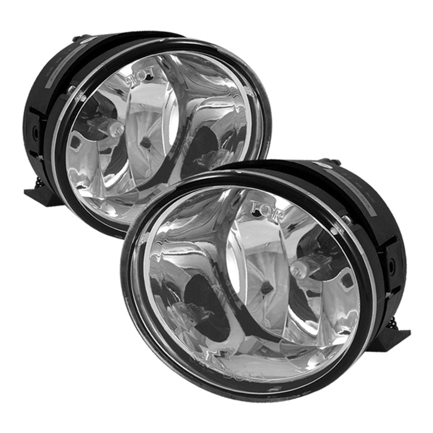 04-08 Nissan Titan & Armada OEM Style Clear Fog Lights - Direct Fit Replacement - No Switch Included - Enhance Night Driving & Off-Road Visibility