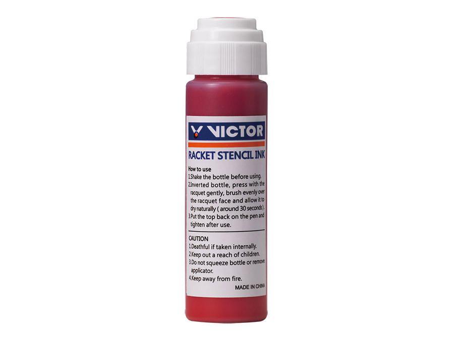 Victor Badminton Racket Stencil Ink AC021 C/D - High-Quality Marking Ink for Sports Equipment - Perfect for Tennis, Badminton, and Squash Rackets