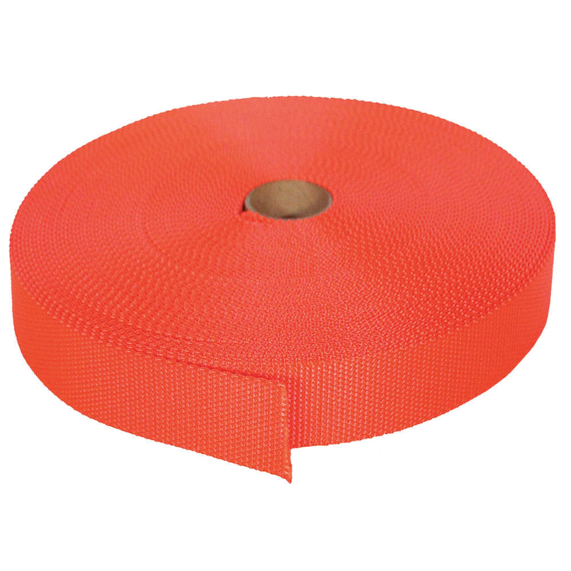 Bulk Webbing 102 ft x 1 Inch - 3800 lb Heavy Duty Nylon Strapping for Outdoor Gear, Camping, Hiking & DIY Projects