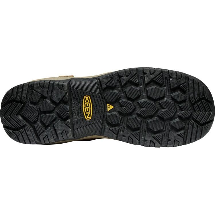 KEEN EVANSTON Waterproof Slip-On Shoes for Men - Carbon Toe Protection, Medium & Wide Width - Perfect for Hiking, Work & Outdoor Adventures