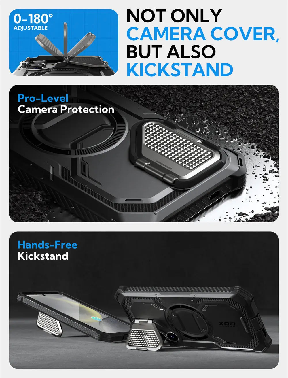 BLASON Armorbox Full Body Protective Case for Samsung Galaxy S25 - Shockproof & Drop Protection - Perfect for Outdoor, Travel & Daily Use