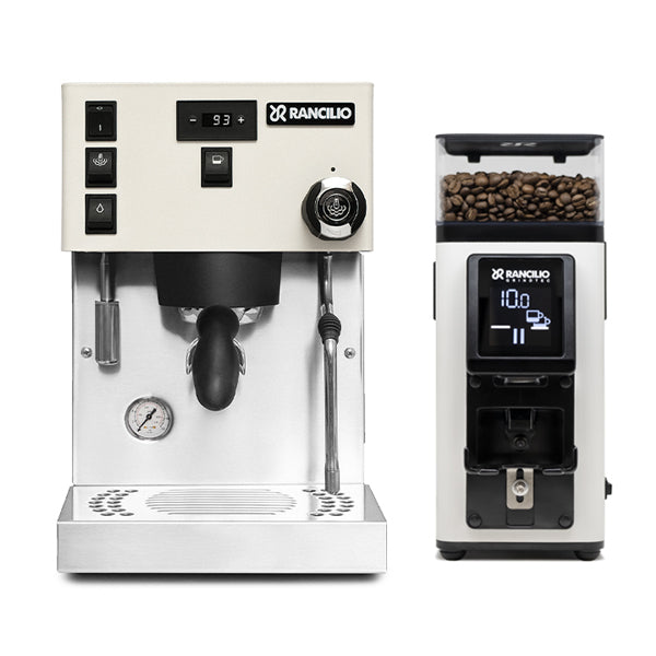 Rancilio Silvia Pro X Espresso Machine & Stile Bundle - Professional Home Barista Coffee Maker for Latte, Cappuccino, Americano - Perfect for Coffee Shops, Offices & Home Kitchens