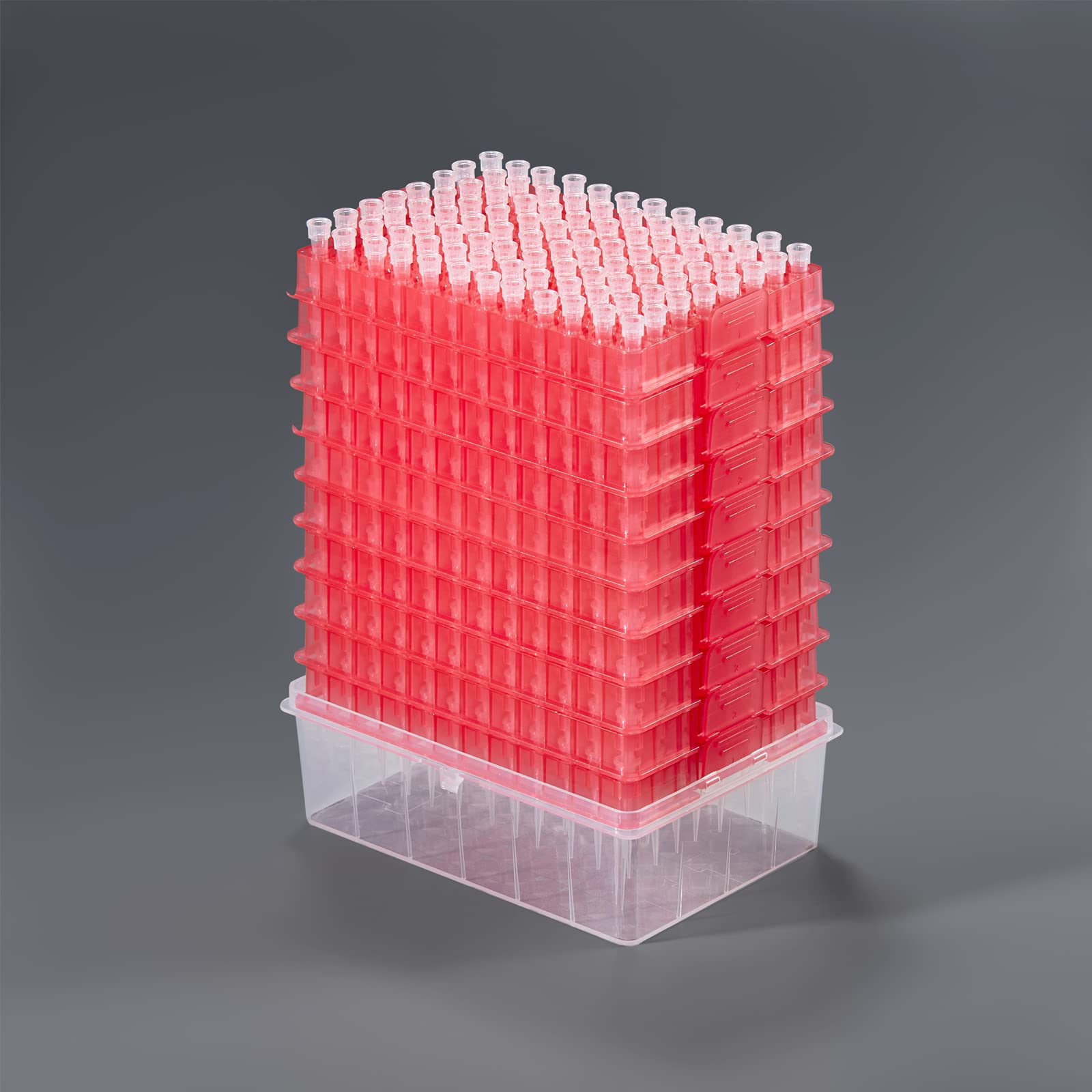 Biologix Lab 10ul Low Retention Universal Pipette Tips - Sterile, Autoclavable, No Filter, 9600-Pack (Made in 100,000 Cleanroom) - Ideal for PCR, Cell Culture & Molecular Biology Experiments