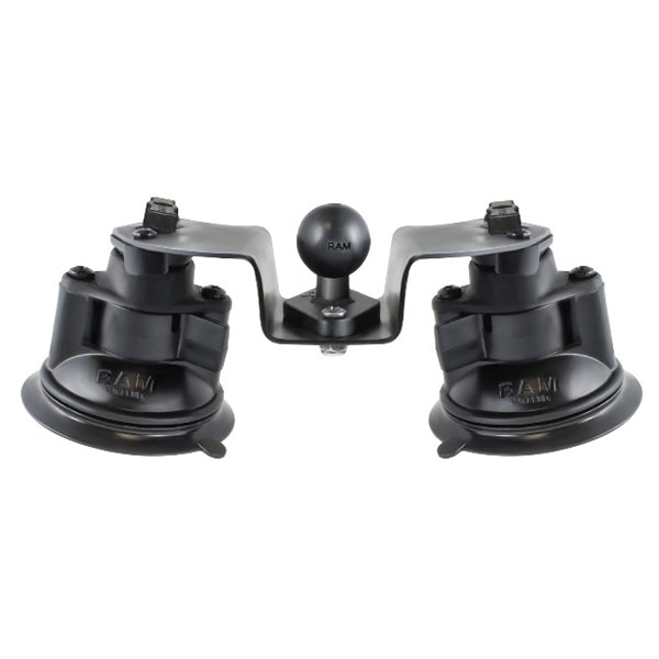 RAM B-189B-PIV1U Dual Articulating Suction Cup Mount with 1