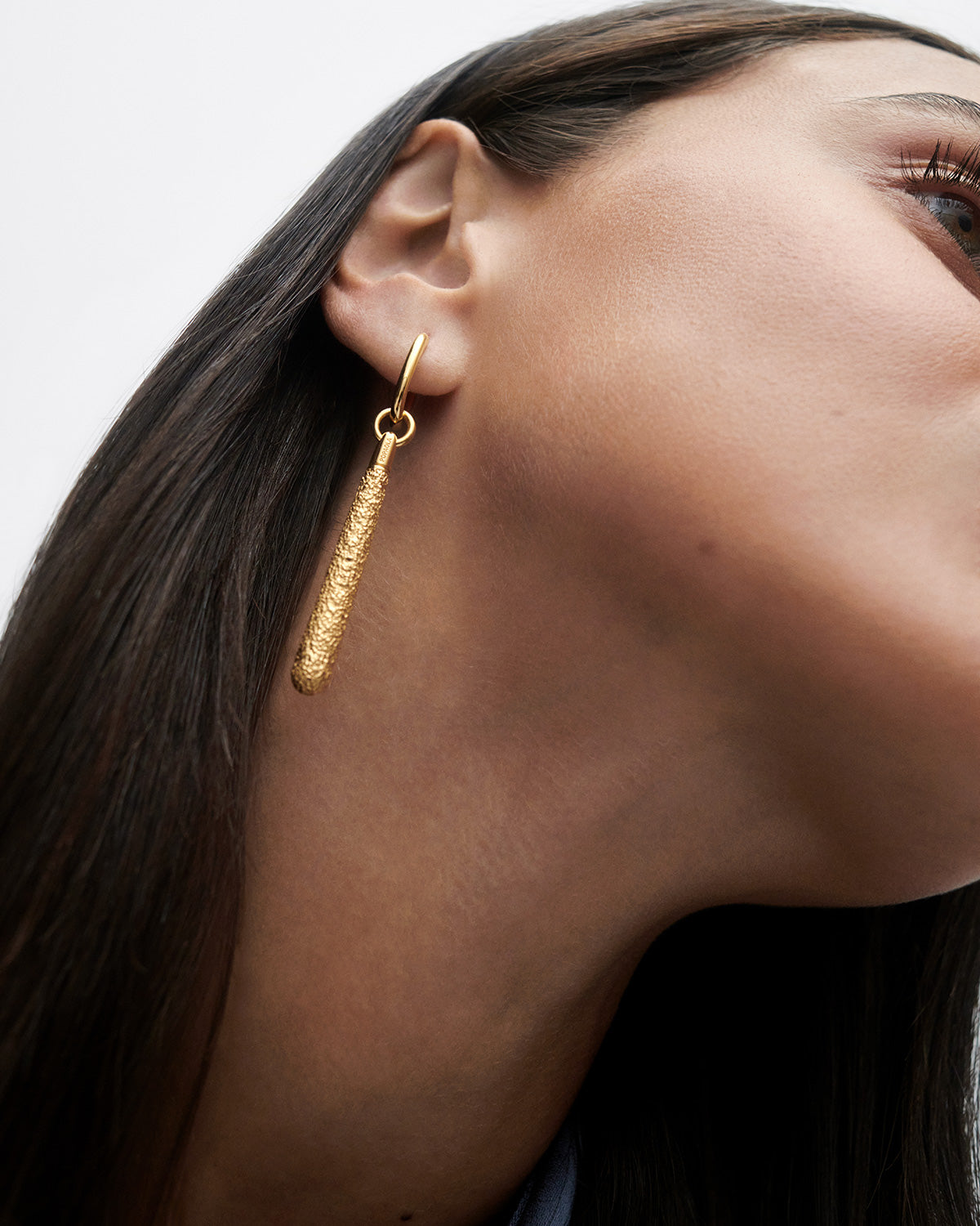 GRID 2 Popcorn Supreme Jupiter Single Hoop Earrings - Trendy Dainty Gold Hoop Earrings for Women - Perfect for Everyday Wear, Parties & Gifts