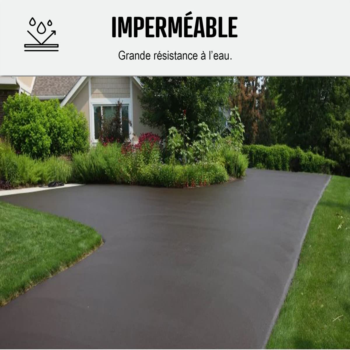 Bituminous and Tar Paint: Asphalt Floor Resin - 15 kg (Covers Up to 30 m² in 2 Coats) Light Brown - ARCANE INDUSTRIES - Ideal for Driveway Repair, Parking Lot Sealing, and Road Surface Protection