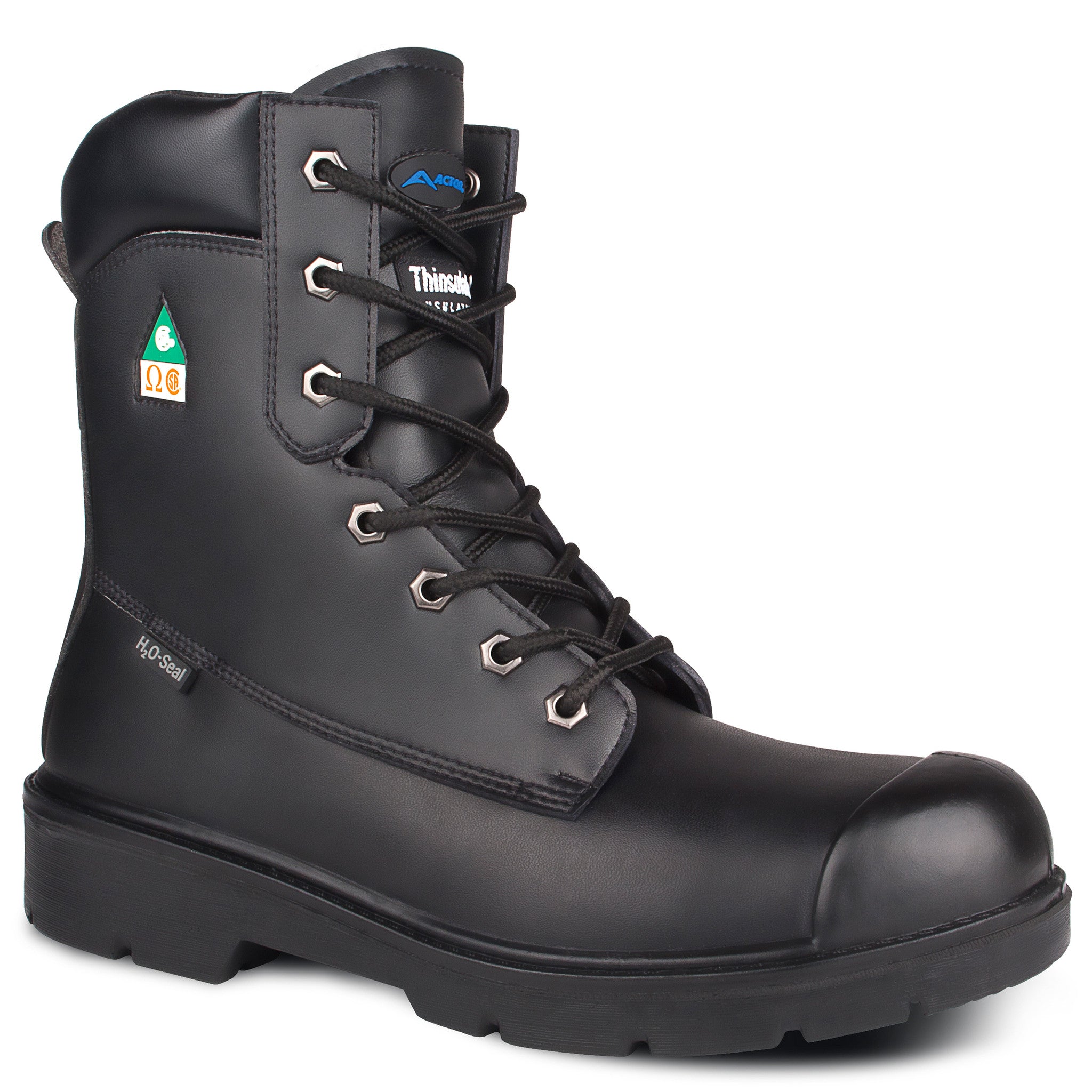 Acton Prospect 9226 Steel Toe Work Boots for Men & Women - Vegan Safety Shoes with Slip & Oil Resistant Sole - Ideal for Construction, Warehouse & Industrial Work