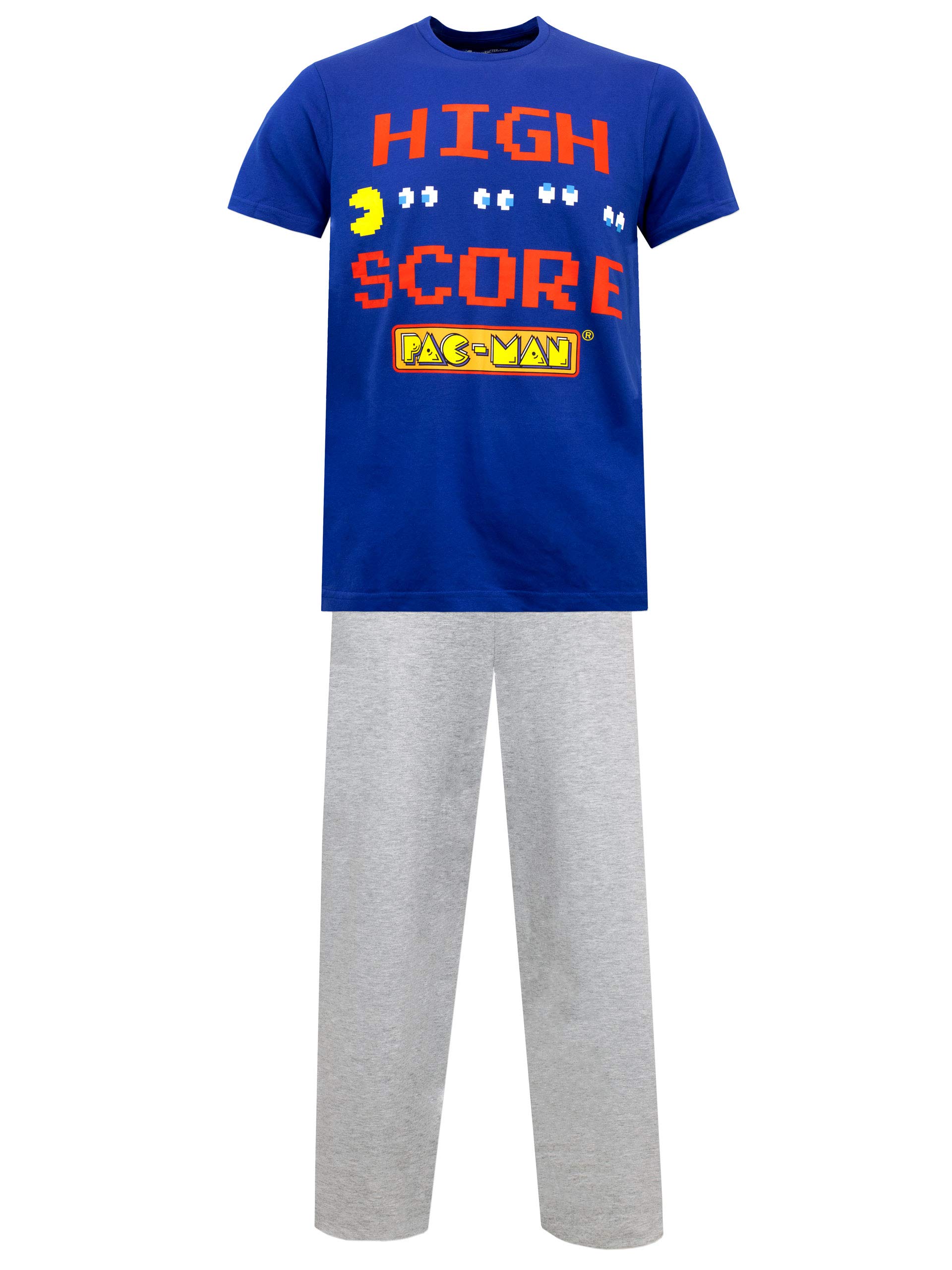 **Pac-Man Men's Pajamas Set - Comfortable Video Game Themed Sleepwear for Adults - Perfect for Gaming Nights & Relaxation**