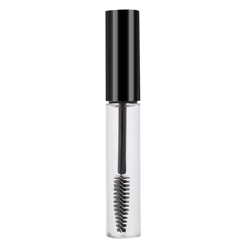 5 Colors 10ml Empty Mascara Tube with Eyelash Wand - Refillable Portable Reusable Travel Mascara Container for DIY Makeup & Beauty Essentials (Set of 5) - Perfect for Travel, Home Use, and Professional Makeup Artists