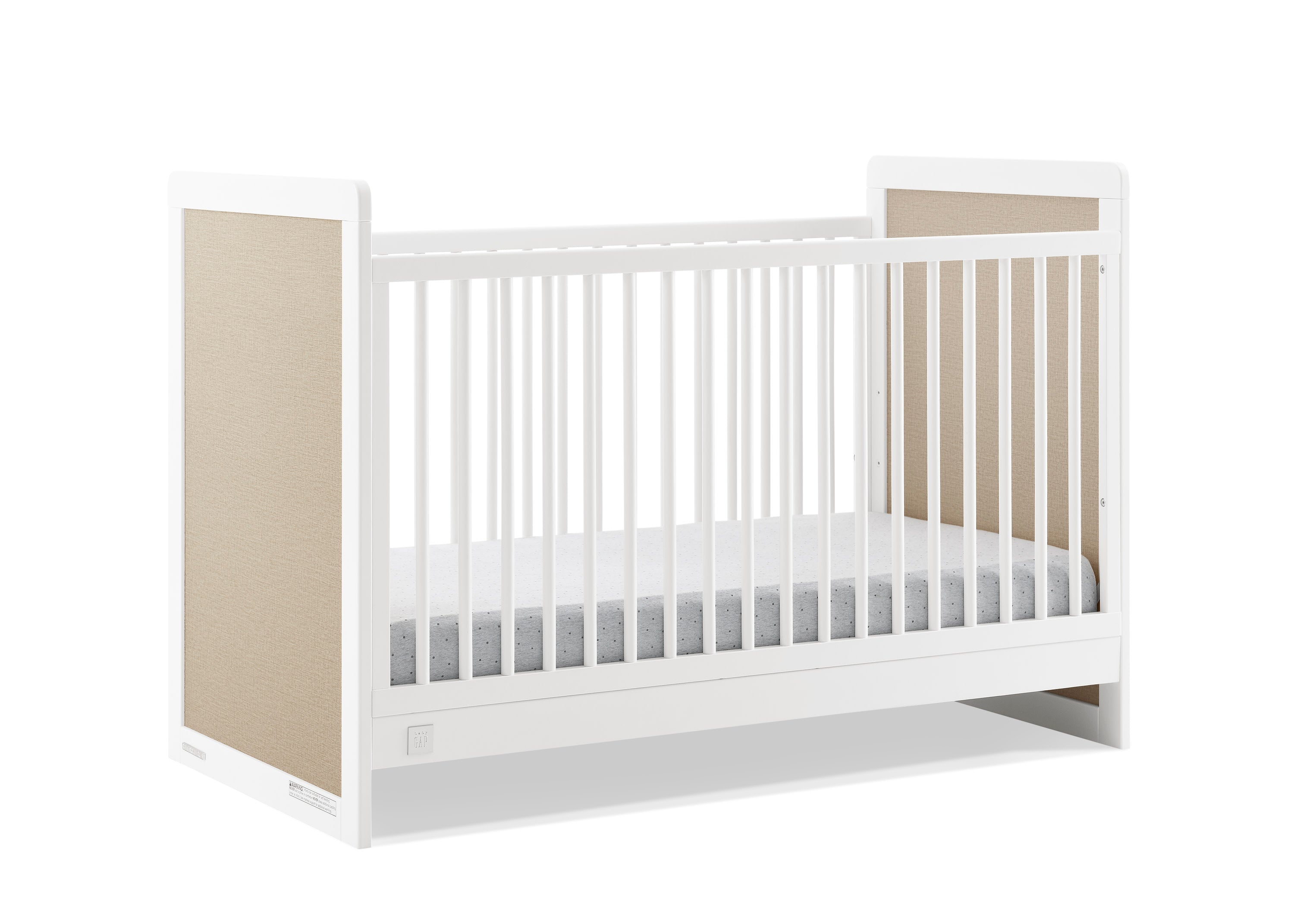 BabyGap Liam 4-in-1 Convertible Crib - Nursery Essential for Newborn to Toddler - Perfect for Bedrooms, Daycares & Guest Rooms