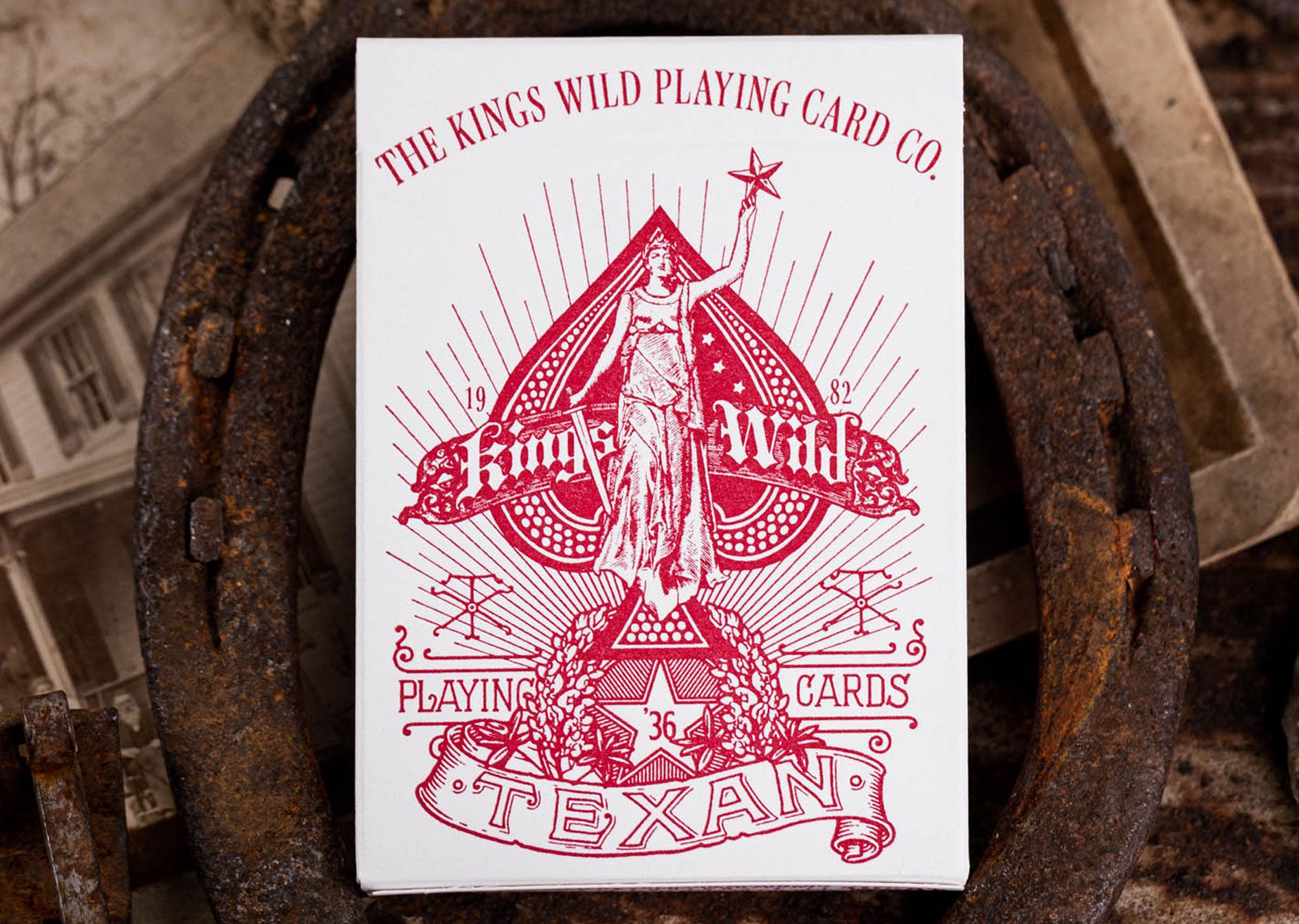Premium TEXAN '36 Luxury Playing Cards - Elegant Deck for Poker, Blackjack, and Casino Games - Perfect for Game Nights, Gifts, and Collectors