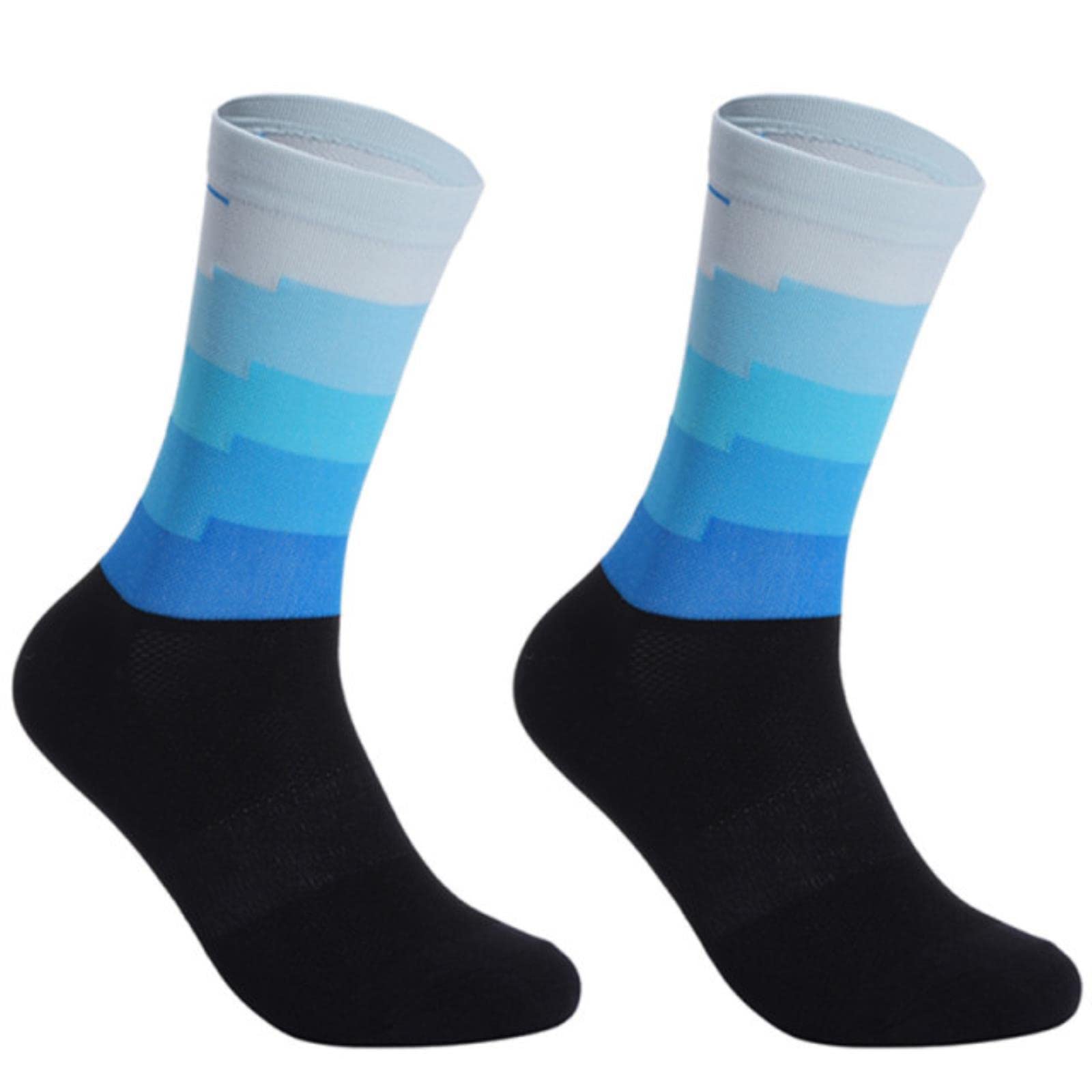 **Men's Cycling Socks - Breathable Moisture-Wicking Compression Socks for Road Biking, Running & Basketball - Durable Outdoor Sports Footwear for Performance & Comfort**    *(Perfect for Long-Distance Cycling, Gym Workouts & High-Intensity Sports)*