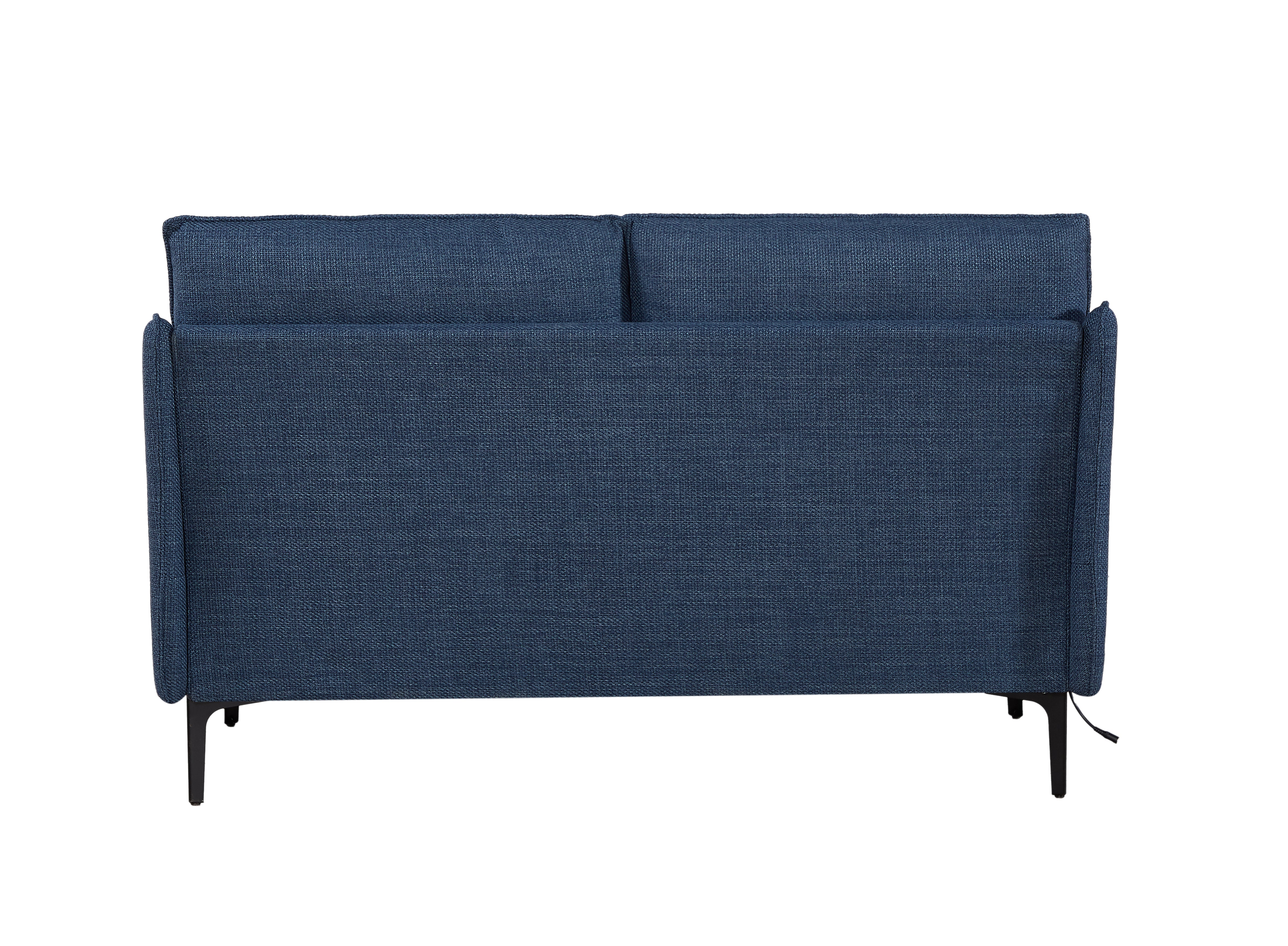 2 Seater Sofa with 2 Pillows & Metal Legs - Modern Loveseat for Living Room, Bedroom, Office | Perfect for Small Spaces, Apartments & Cozy Home Decor