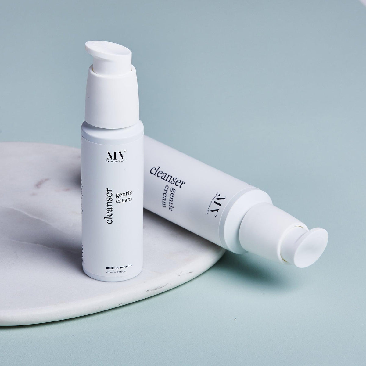 Gentle Cream Cleanser for Sensitive Skin - Hydrating & Soothing Facial Cleanser | Perfect for Daily Skincare Routine & Makeup Removal