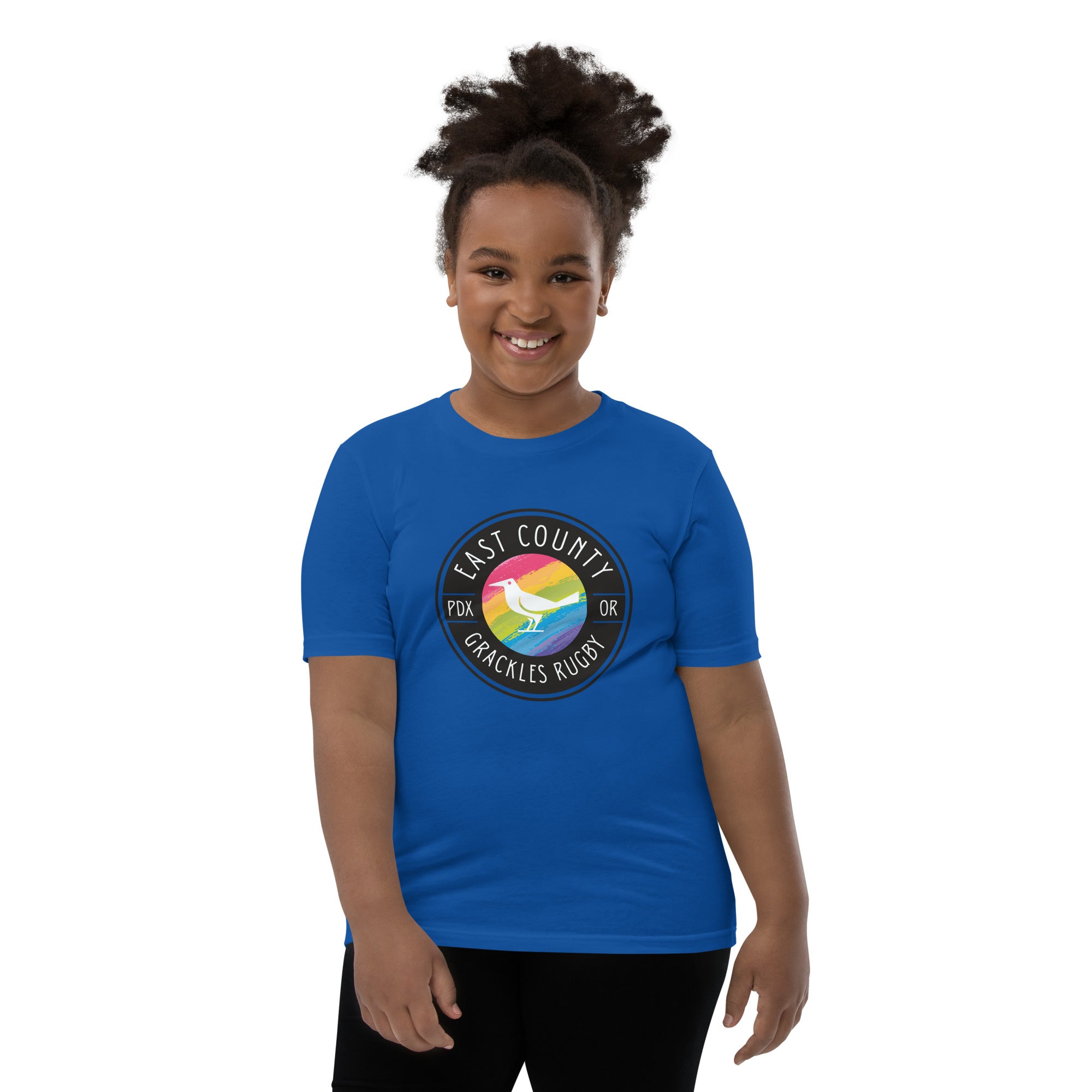 East Co. Grackles Youth Social Tee - Trendy Graphic T-Shirt for Boys & Girls - Perfect for School, Parties & Casual Outings